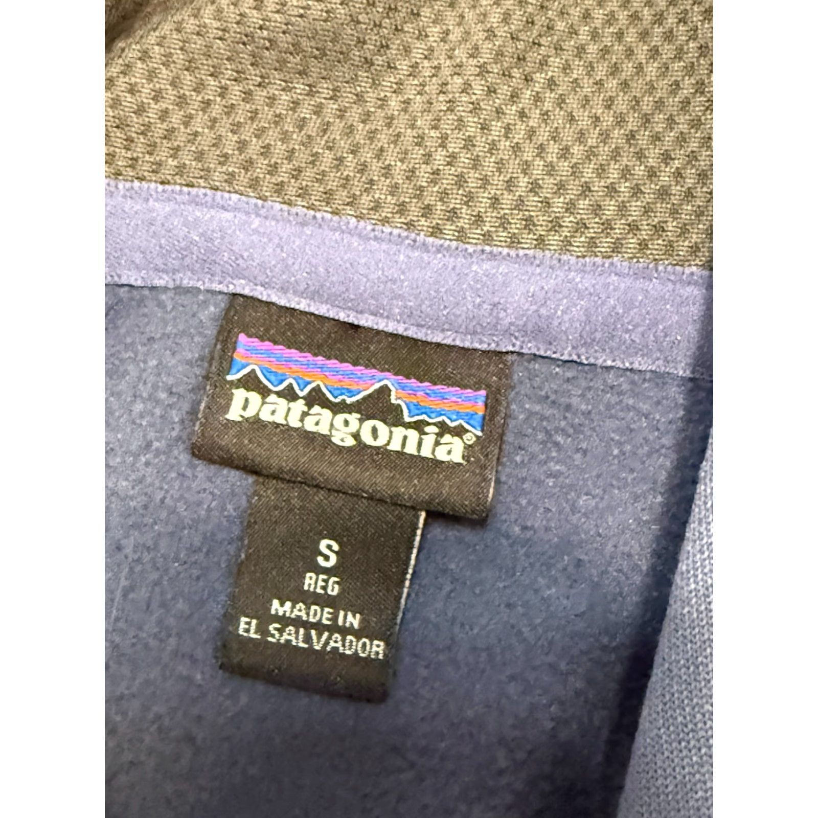Patagonia Patagonia Sweatshirt Men's Small Blue Pullover Drawstring Crew Neck Fleece Logo Solid Vintage No Size US S / EU 44-46 / 1 - 6 Thumbnail