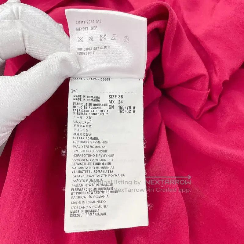 Miu Miu Miu Miu Pink Silk Short Sleeve Dress . Size M / US 6-8 / IT 42-44 - 8 Thumbnail