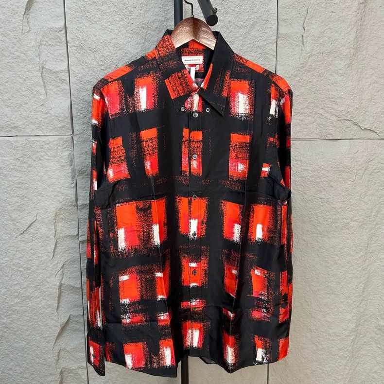 Alexander McQueen Alexander Mcqueen Size16 Printed shirt Size US XXS / EU 40 - 1 Thumbnail