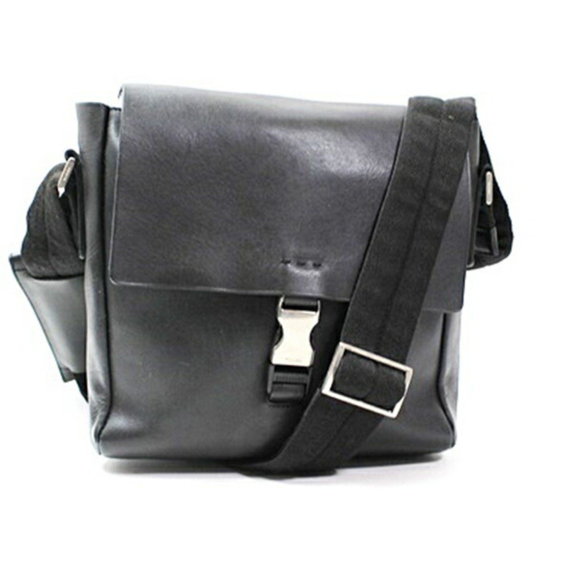Prada Prada Leather Suede Bag Shoulder Black PRADA Men's Women's Size ONE SIZE - 1 Thumbnail