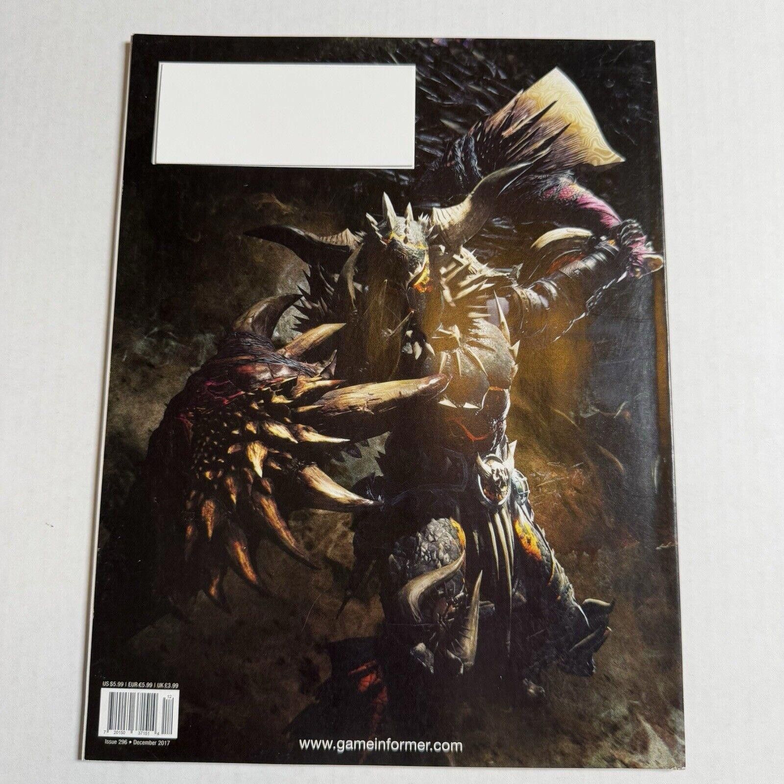 Designer Game Informer Issue #296 DEC 2017 MONSTER HUNTER WORLD NM+ Size ONE SIZE - 4 Thumbnail