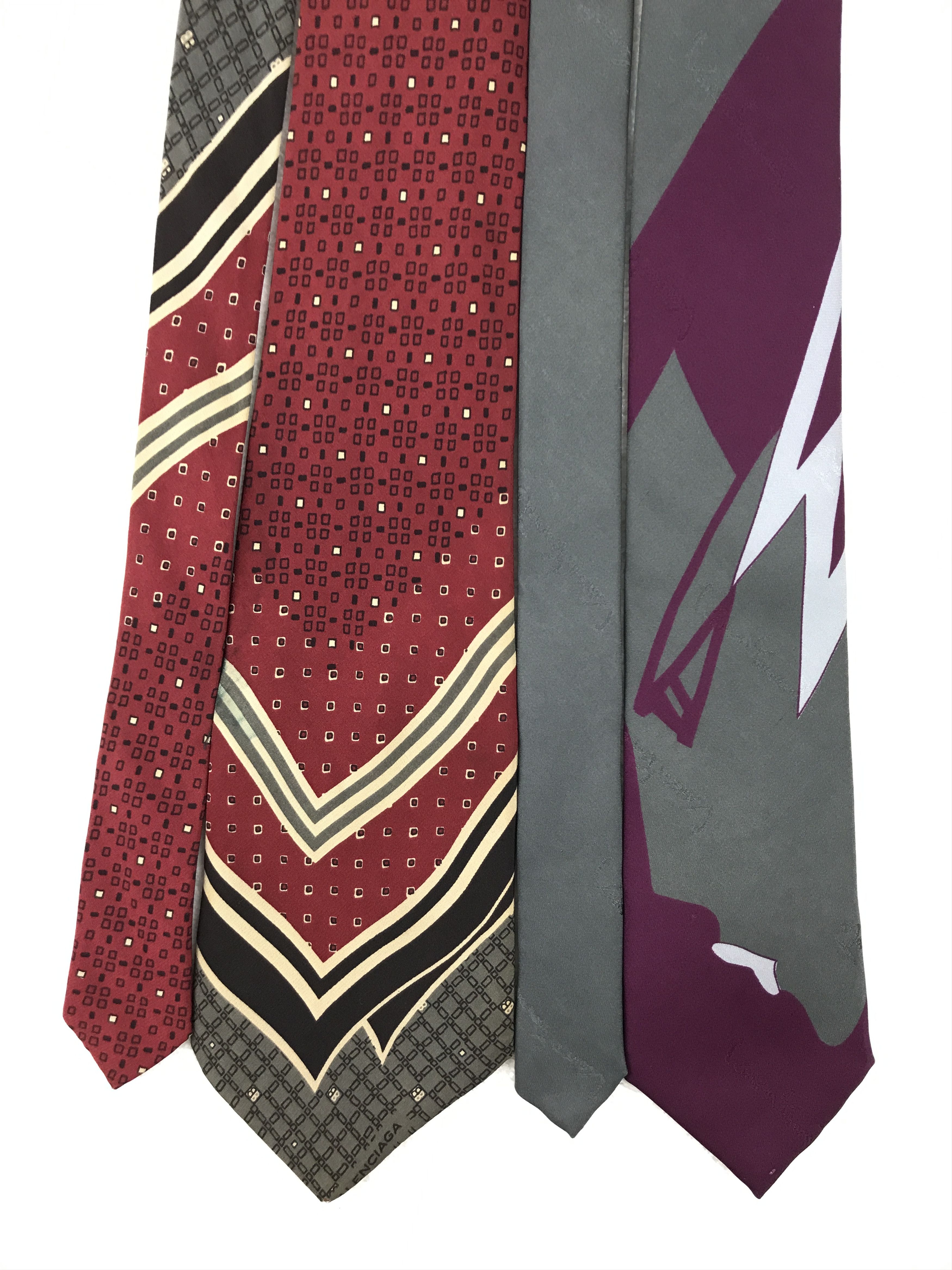 Vintage Balenciaga/Kansai Yamamoto Silk Necktie Necktie