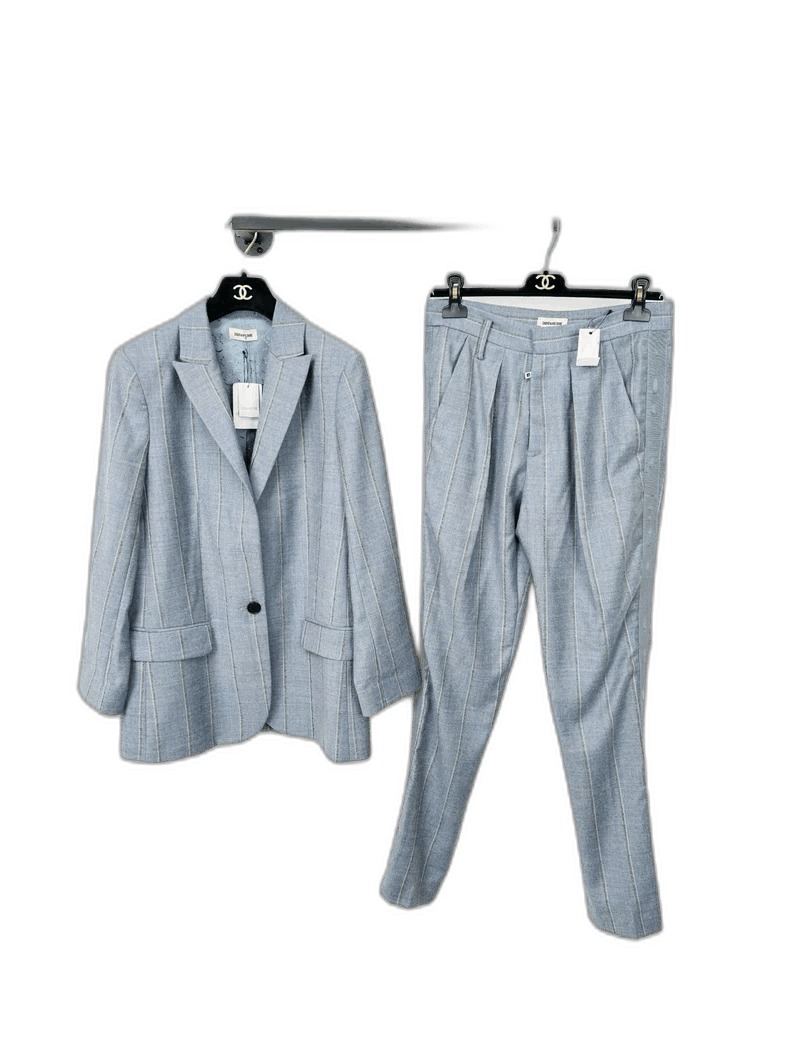 Celine Zadig & Voltaire Stripe Suit Set Size M / US 6-8 / IT 42-44 - 1 Thumbnail