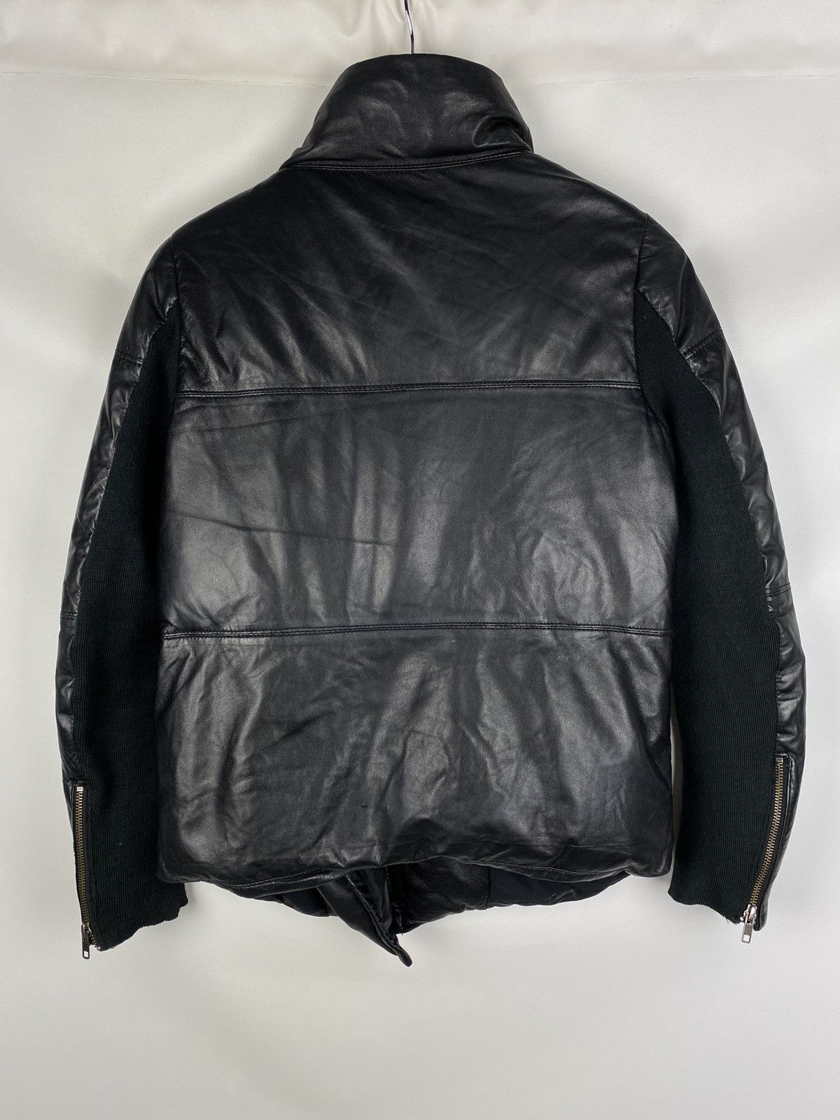 Muubaa Muubaa ladies avant-garde leather puffer down jacket Size M / US 6-8 / IT 42-44 - 8 Thumbnail