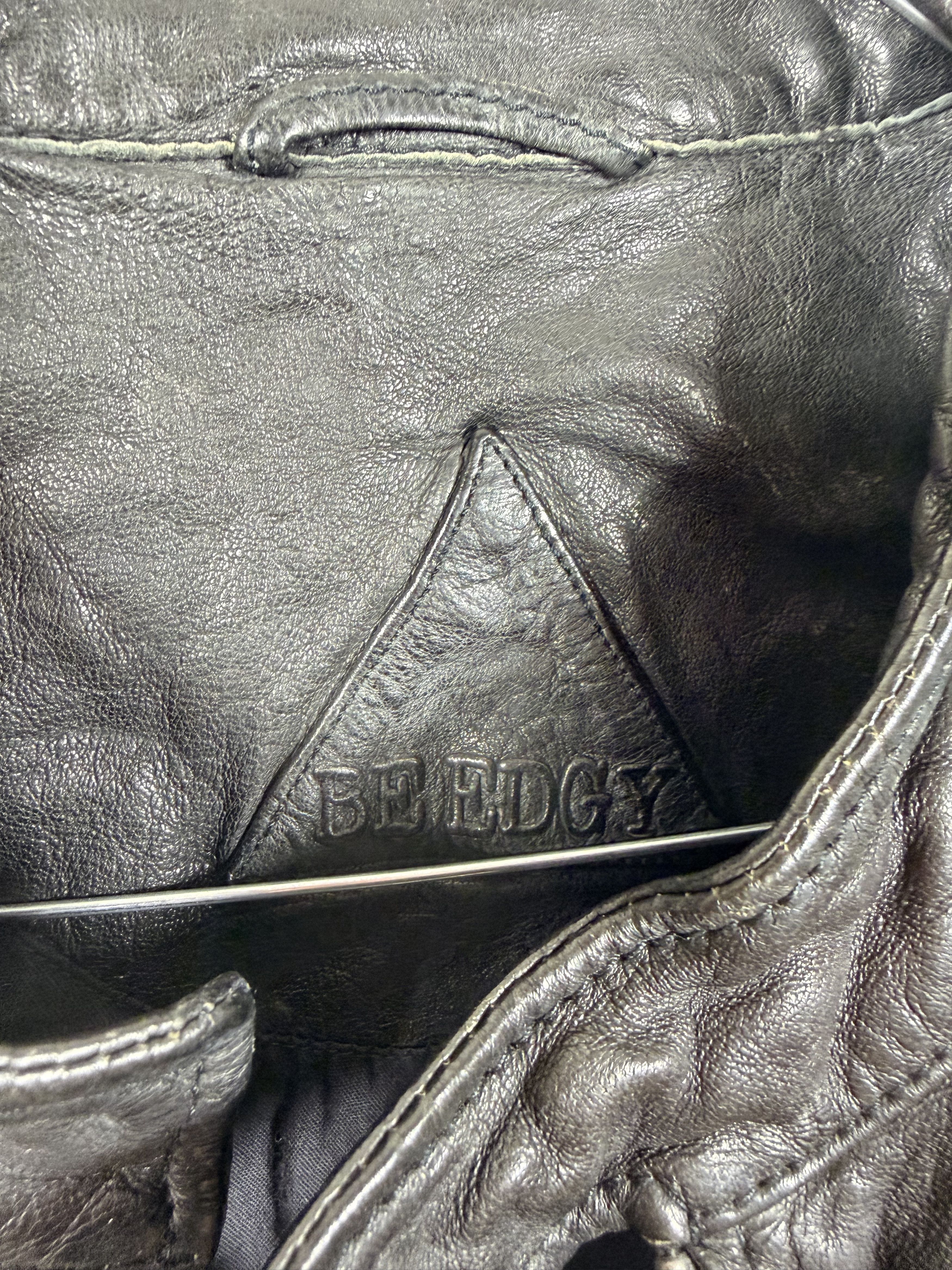 BE EDGY Be Edgy Black Leather Biker Jacket M-L Size US M / EU 48-50 / 2 - 7 Thumbnail