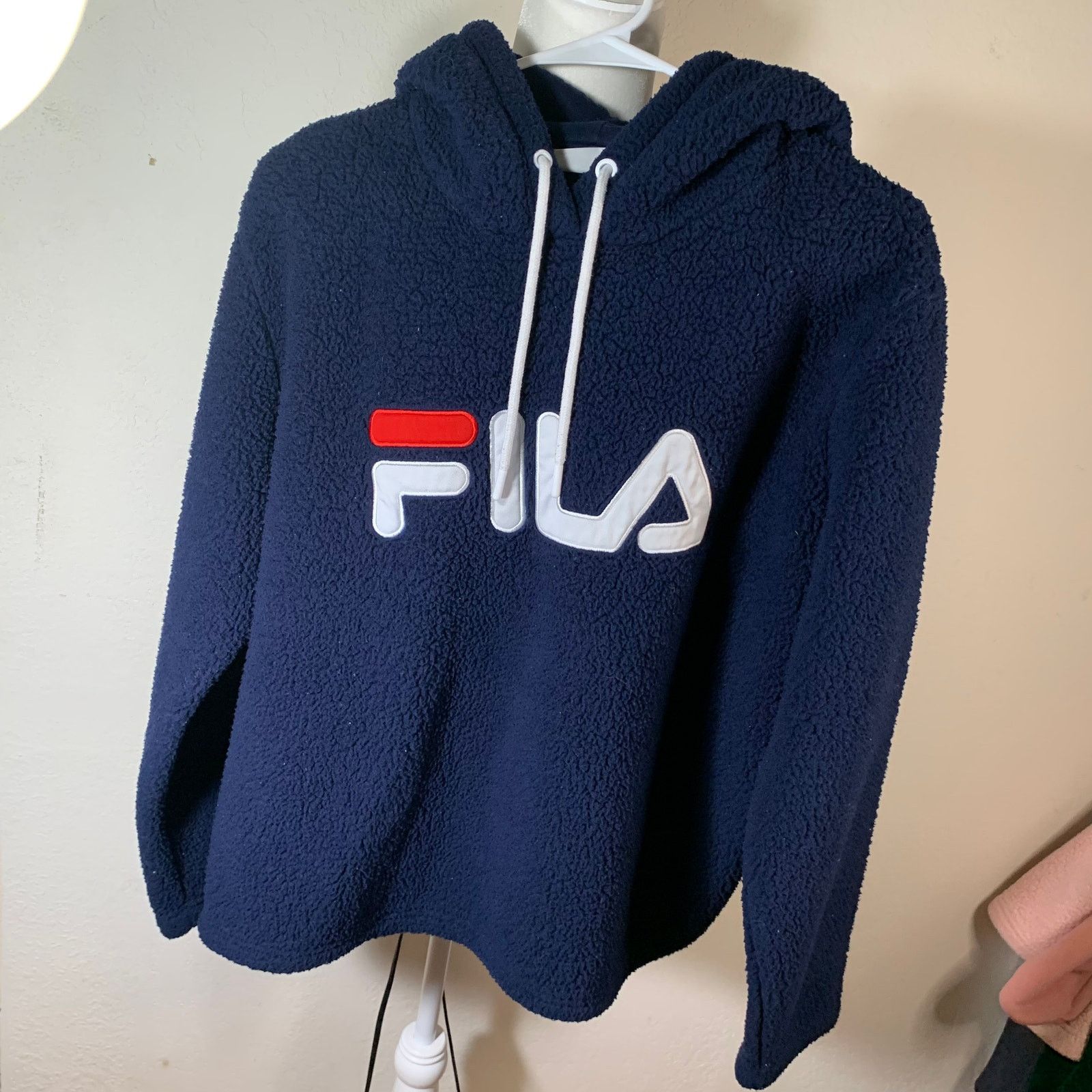 Fila FILA Blue Sherpa Pullover Women’s Hoodie Size XL Size XL / US 12-14 / IT 48-50 - 2 Thumbnail