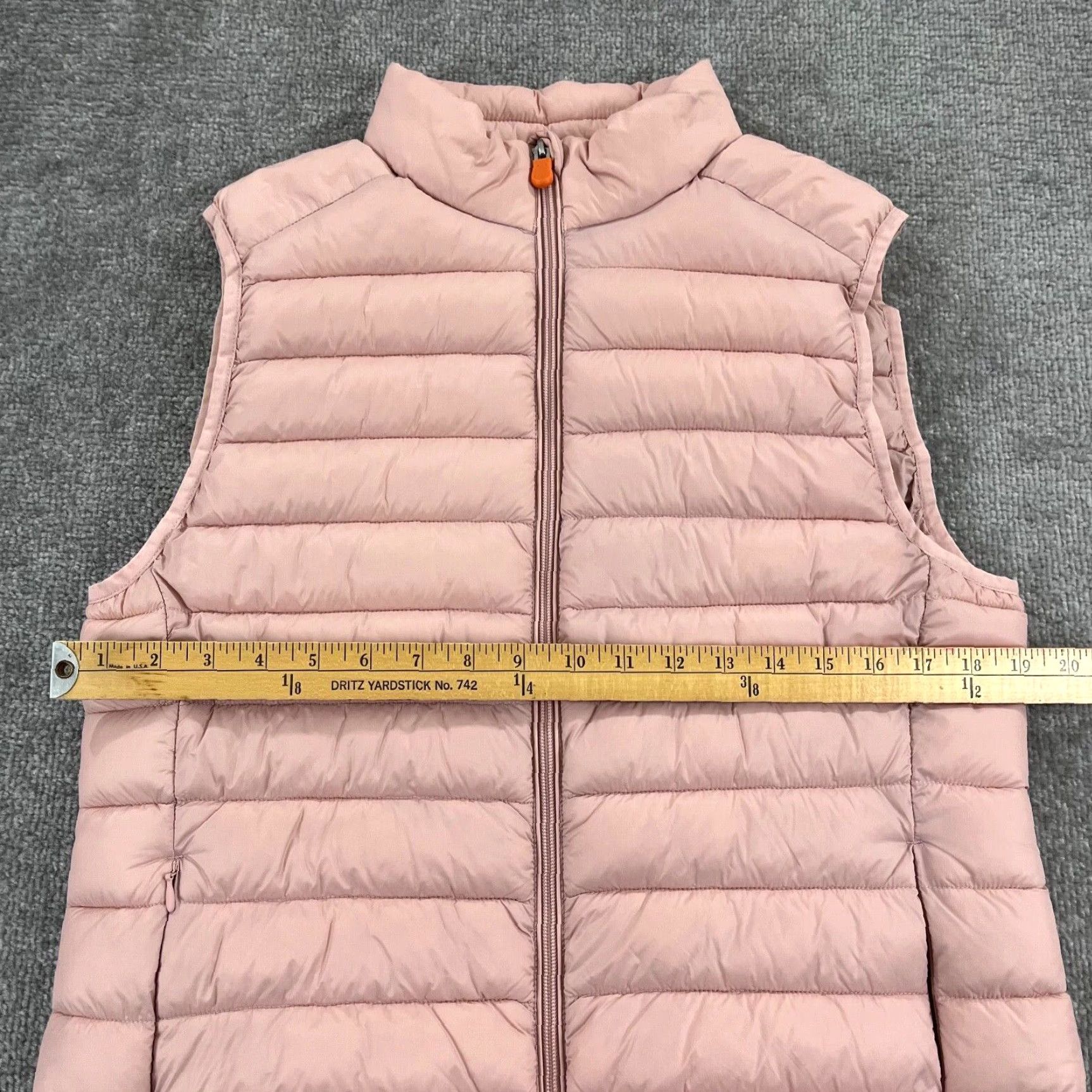 Save The Duck Save The Duck Plumtech Vest Womens Size 3 Large Blush Pink Puffer Coat Full Zip Size L / US 10 / IT 46 - 5 Thumbnail
