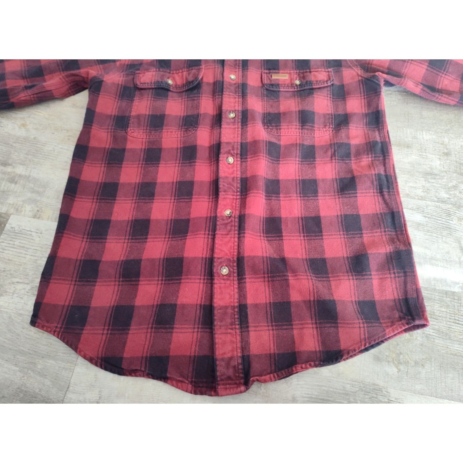Carhartt Carhartt Shirt Adult M Red Plaid Flannel Heavyweight Long Sleeve Workwear Outdoor Mens Size US M / EU 48-50 / 2 - 6 Thumbnail