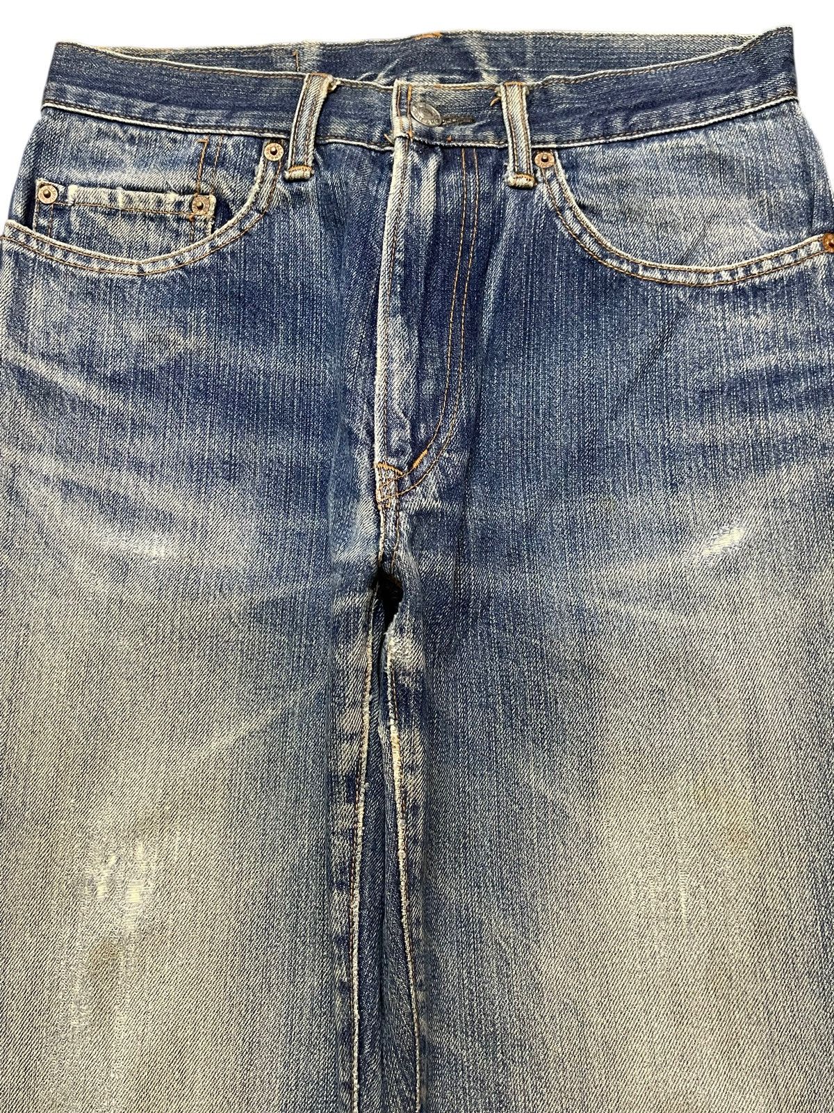 semanticdesign Vintage Japanese HR Market Mud Wash Faded Distressed Style Size US 28 / EU 44 - 3 Thumbnail