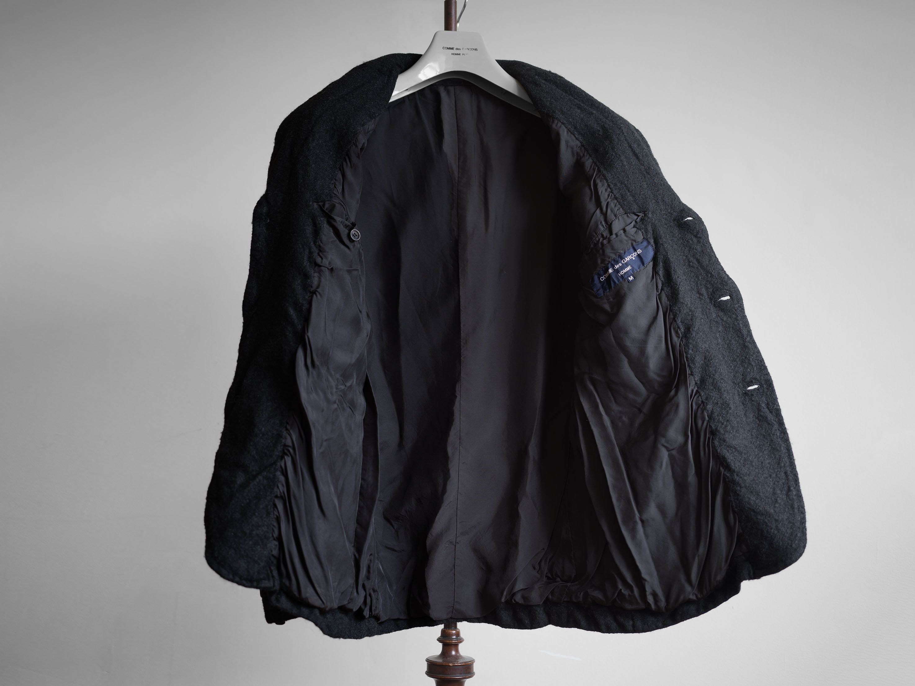 Comme des Garcons Homme AW2004 COMME des GARÇONS HOMME BOILED WOOL JACKET Size US M / EU 48-50 / 2 - 4 Thumbnail