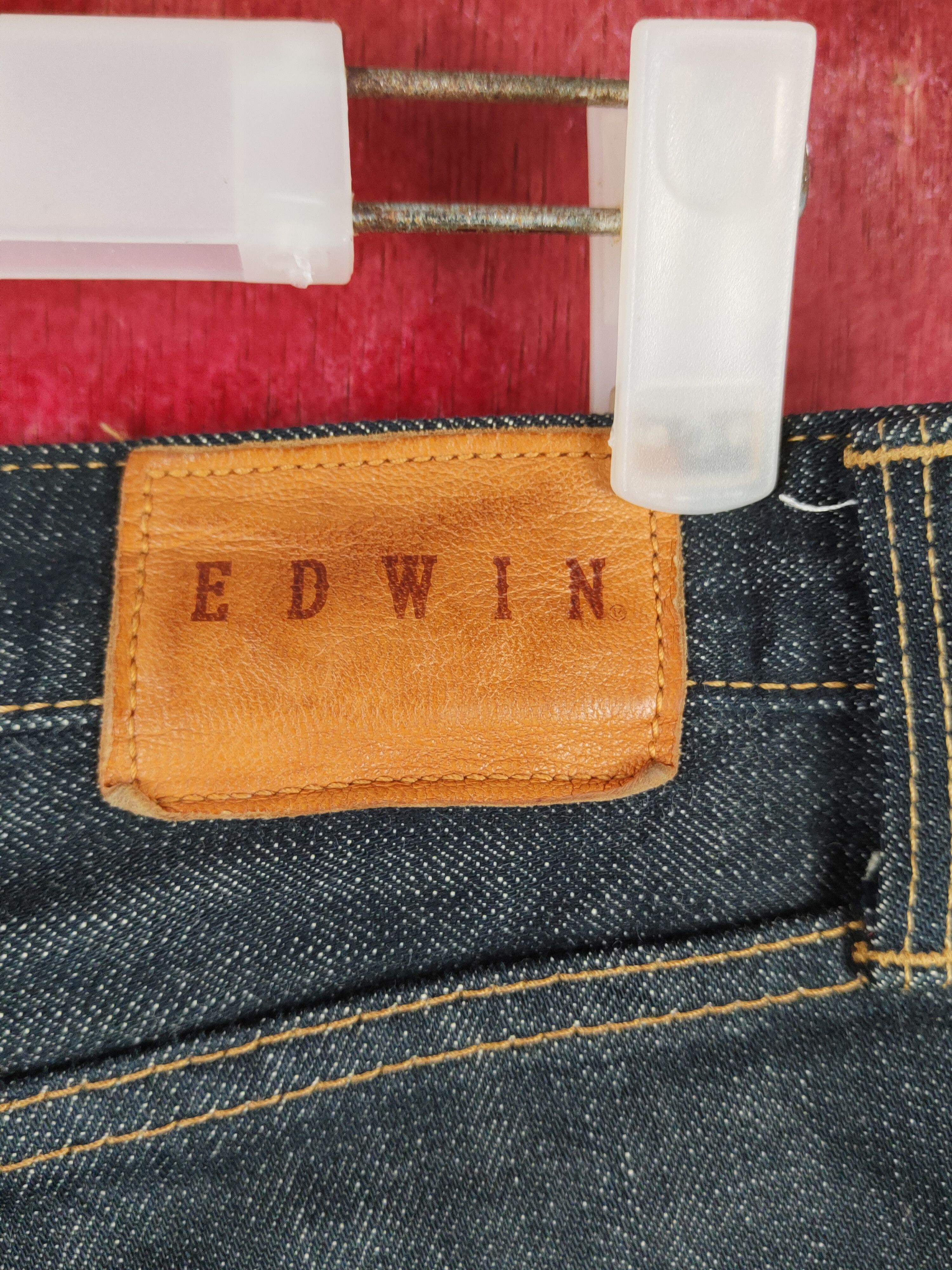 Edwin Edwin Black Distressed Ripped Jeans #S2148 Size US 31 - 9 Thumbnail