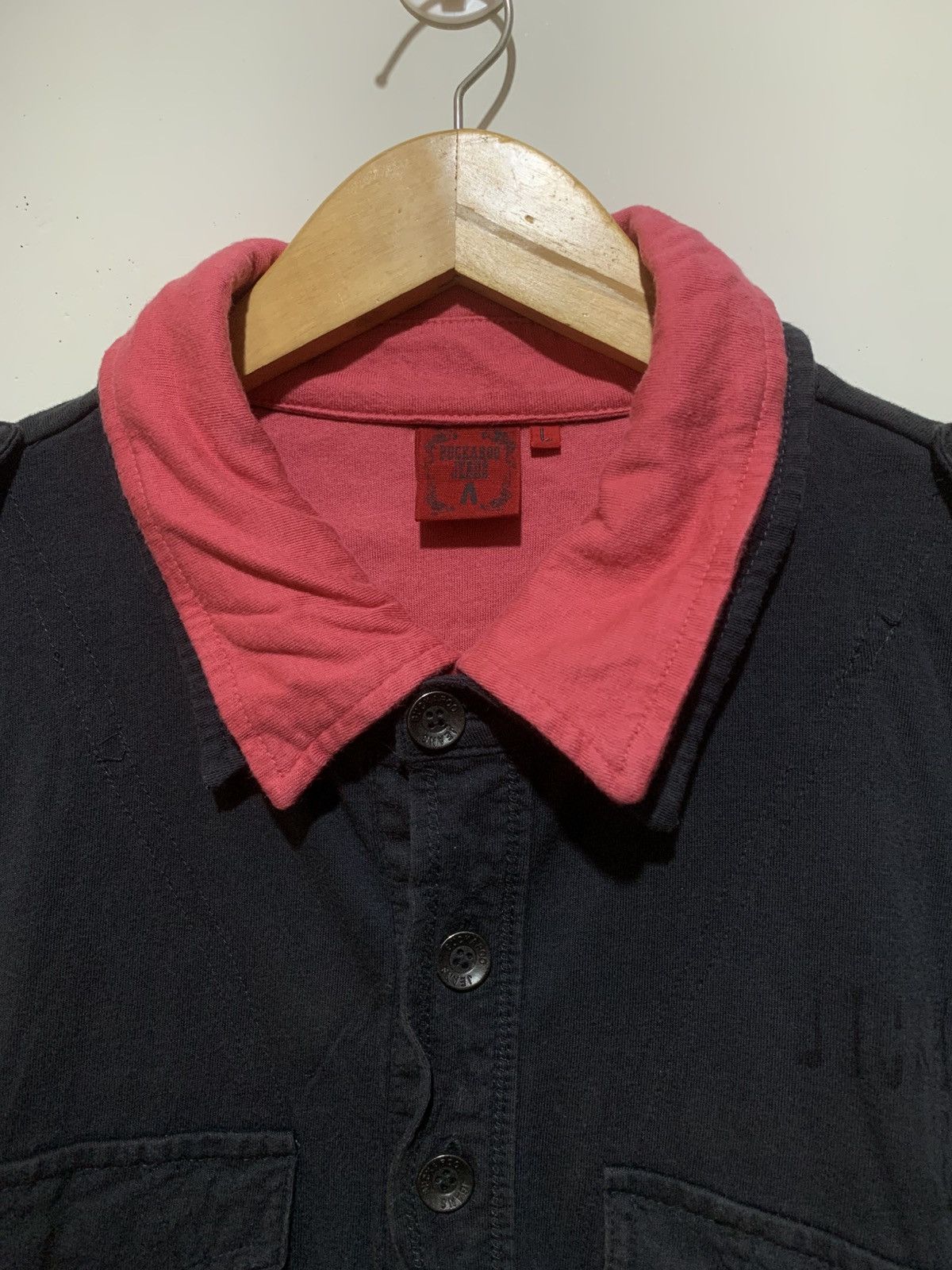 Raf Simons Japanese Double Layer Buckaroo Poem Longsleeve Shirt Tee Size US L / EU 52-54 / 3 - 11 Thumbnail