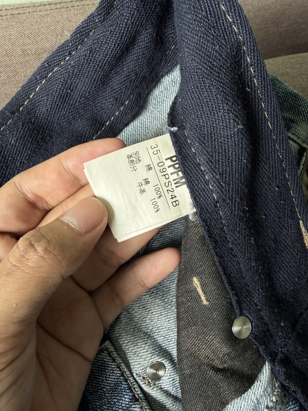 PPFM PPFM Multi Zipper Multi Pocket Jeans Size US 32 / EU 48 - 11 Thumbnail
