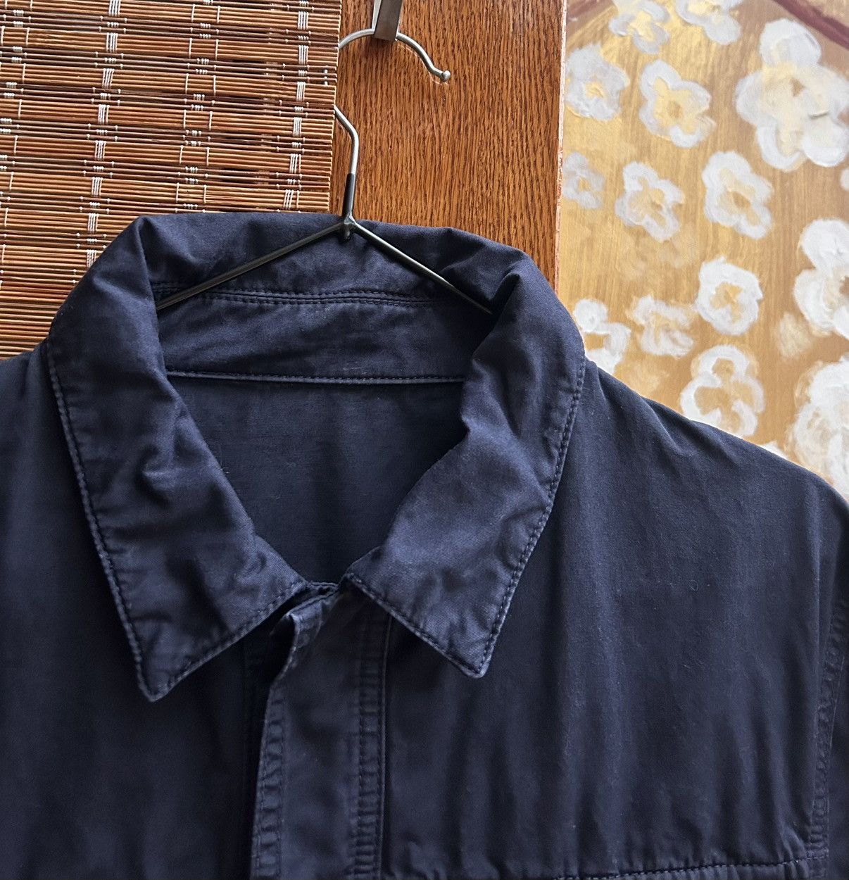 Balenciaga Balenciaga Paris Navy Cotton Field Jacket Ghesquière Era Size US L / EU 52-54 / 3 - 5 Thumbnail