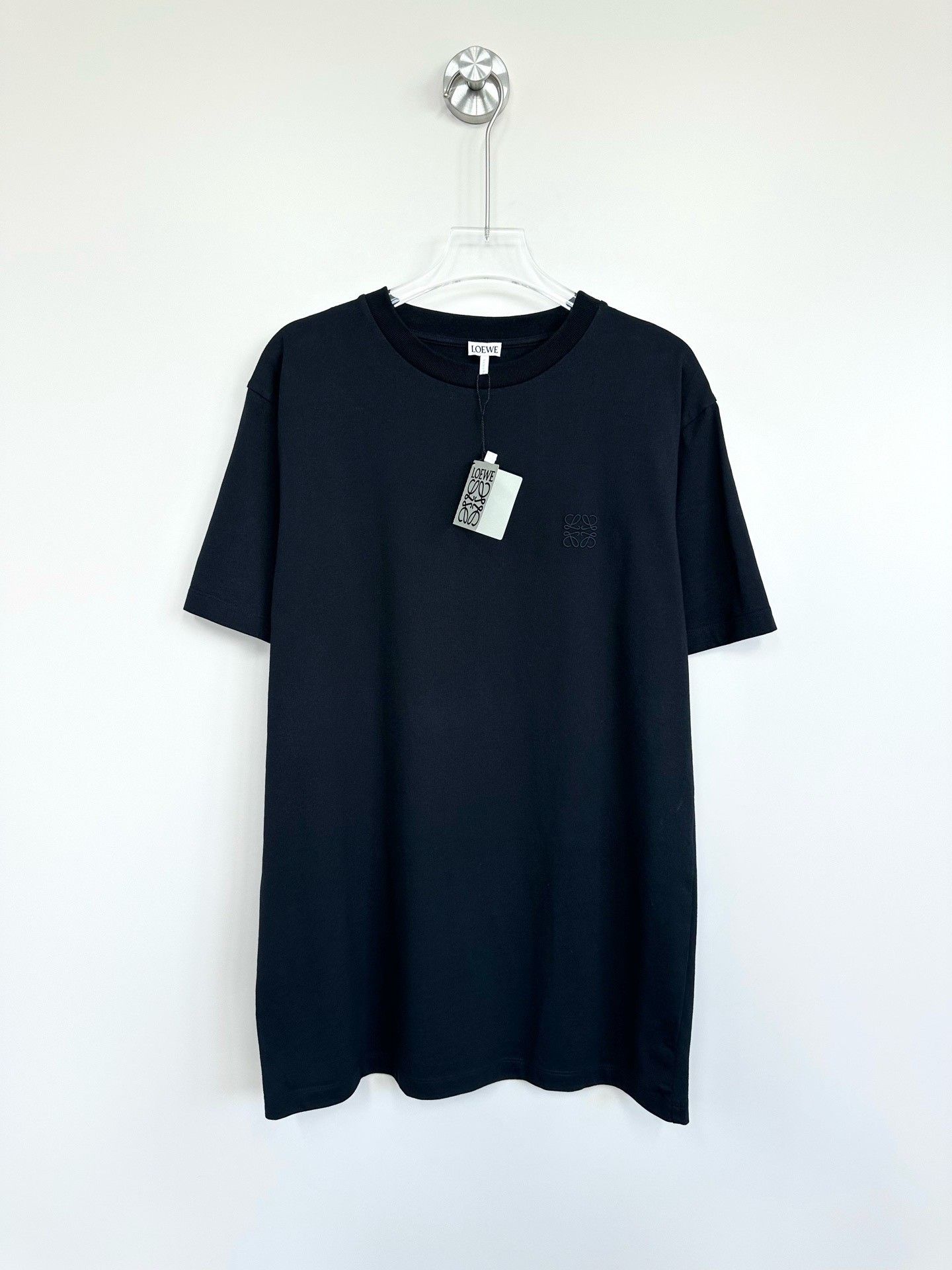 Loewe Loewe Black Embroidered Logo Short-Sleeve T-Shirt Size XS / US 0-2 / IT 36-38 - 1 Thumbnail