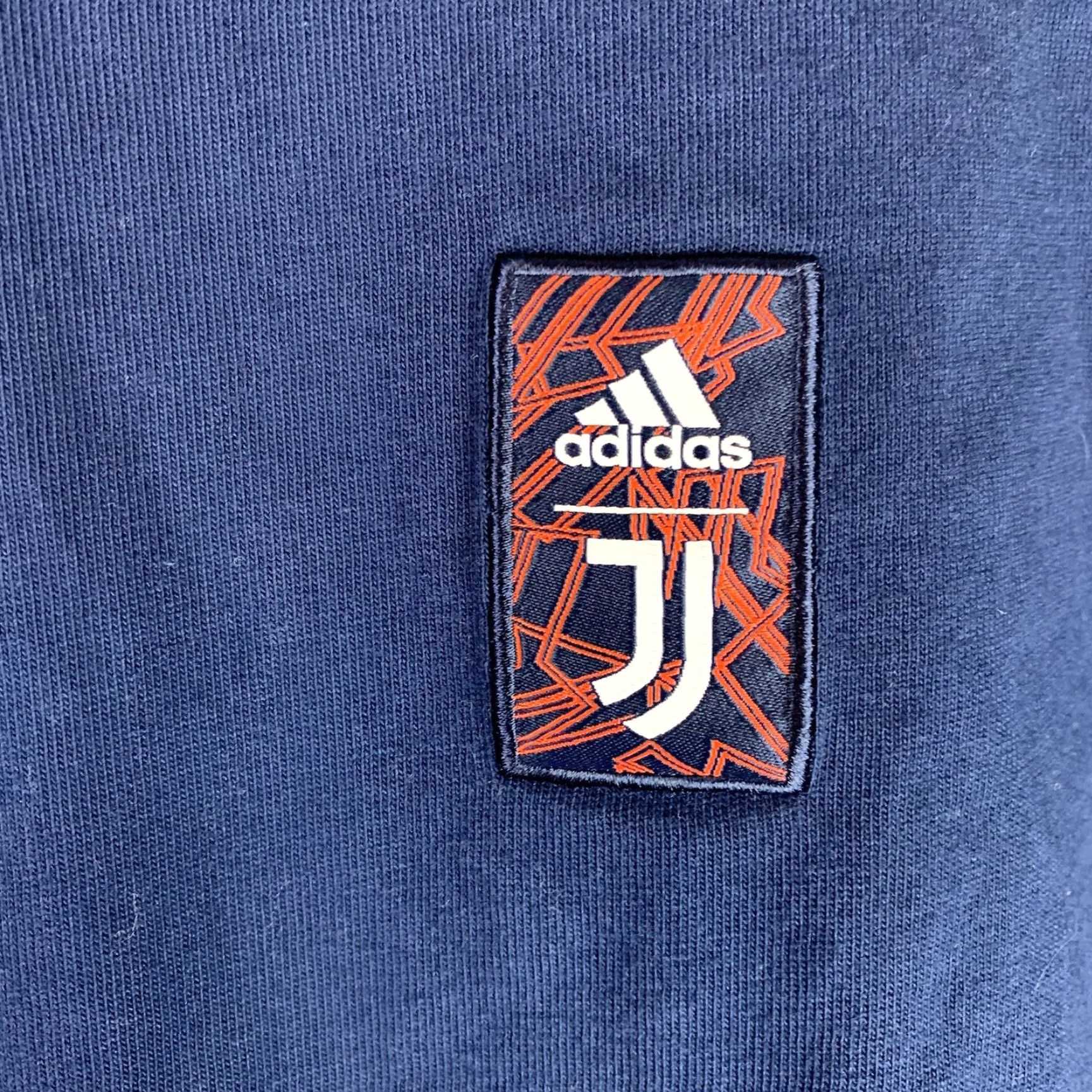 Adidas Adidas Juve Cs T-Shirt Licensed Night Indigo Large Short Sleeve Back Graphic Mens Size US L / EU 52-54 / 3 - 3 Thumbnail
