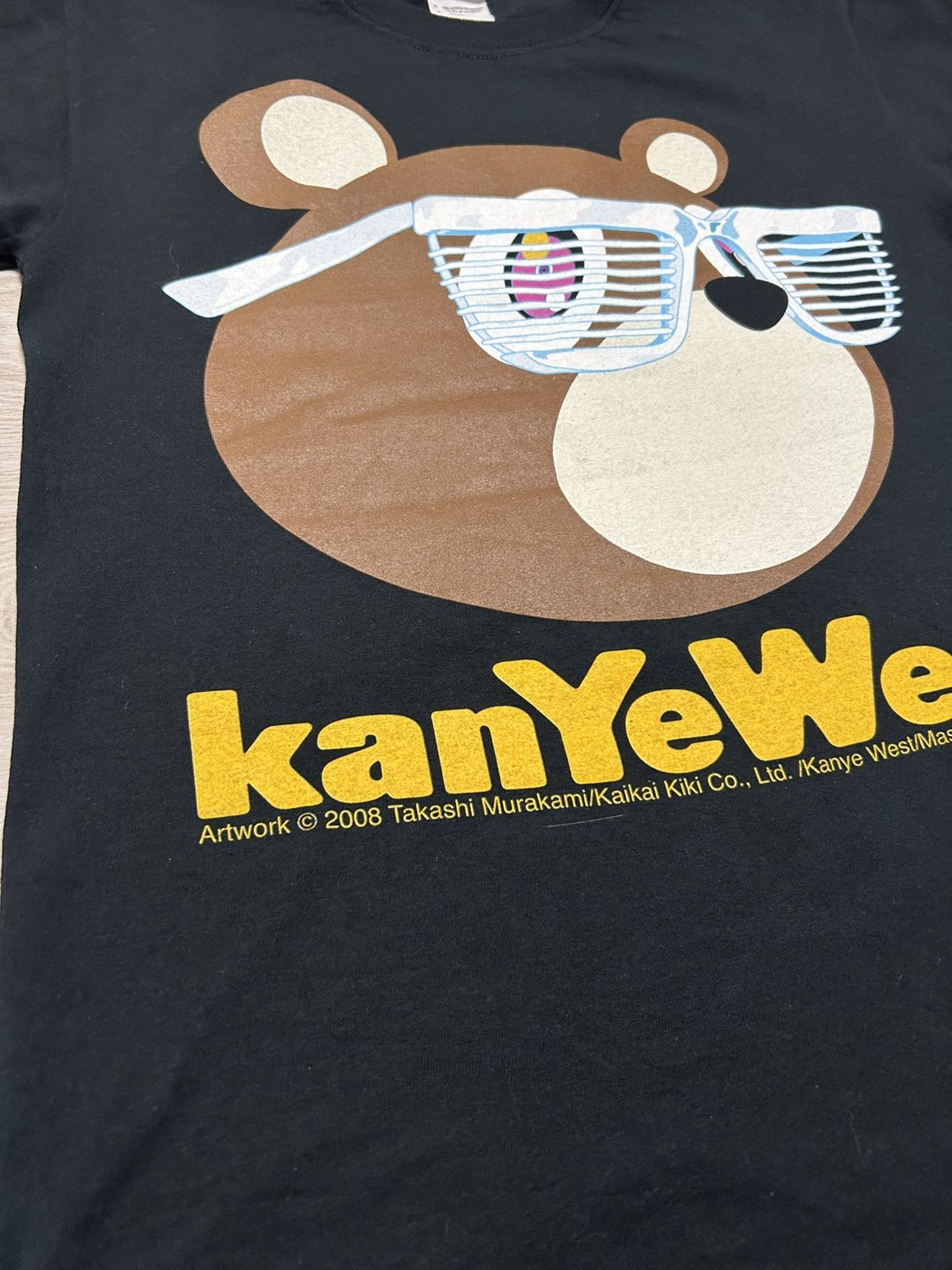 Kanye West Vintage Kanye West Bear big logo x Takashi Murakami 2008 Size US S / EU 44-46 / 1 - 6 Thumbnail