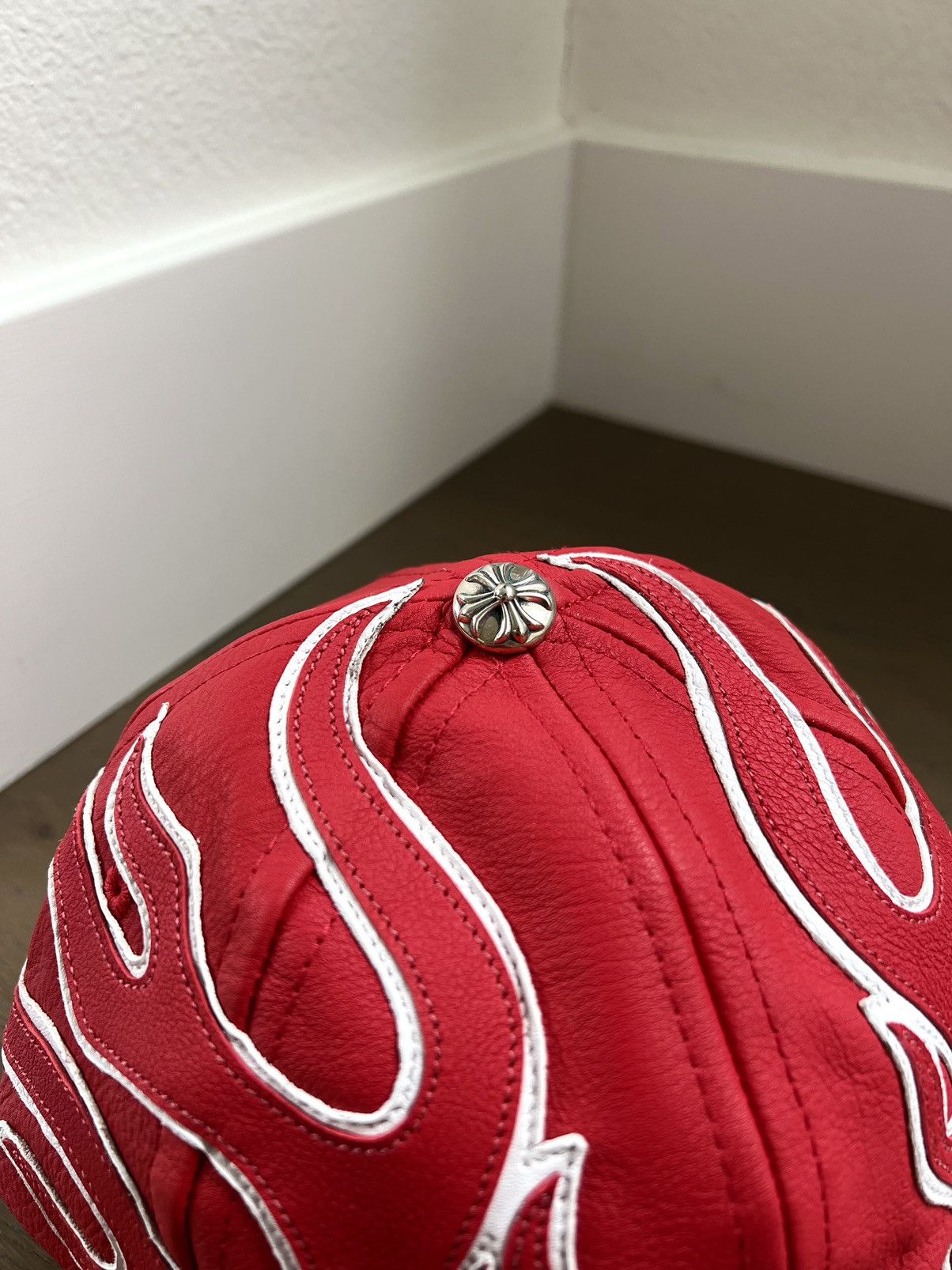 Chrome Hearts Chrome Hearts Leather Flame Hat Size ONE SIZE - 10 Thumbnail