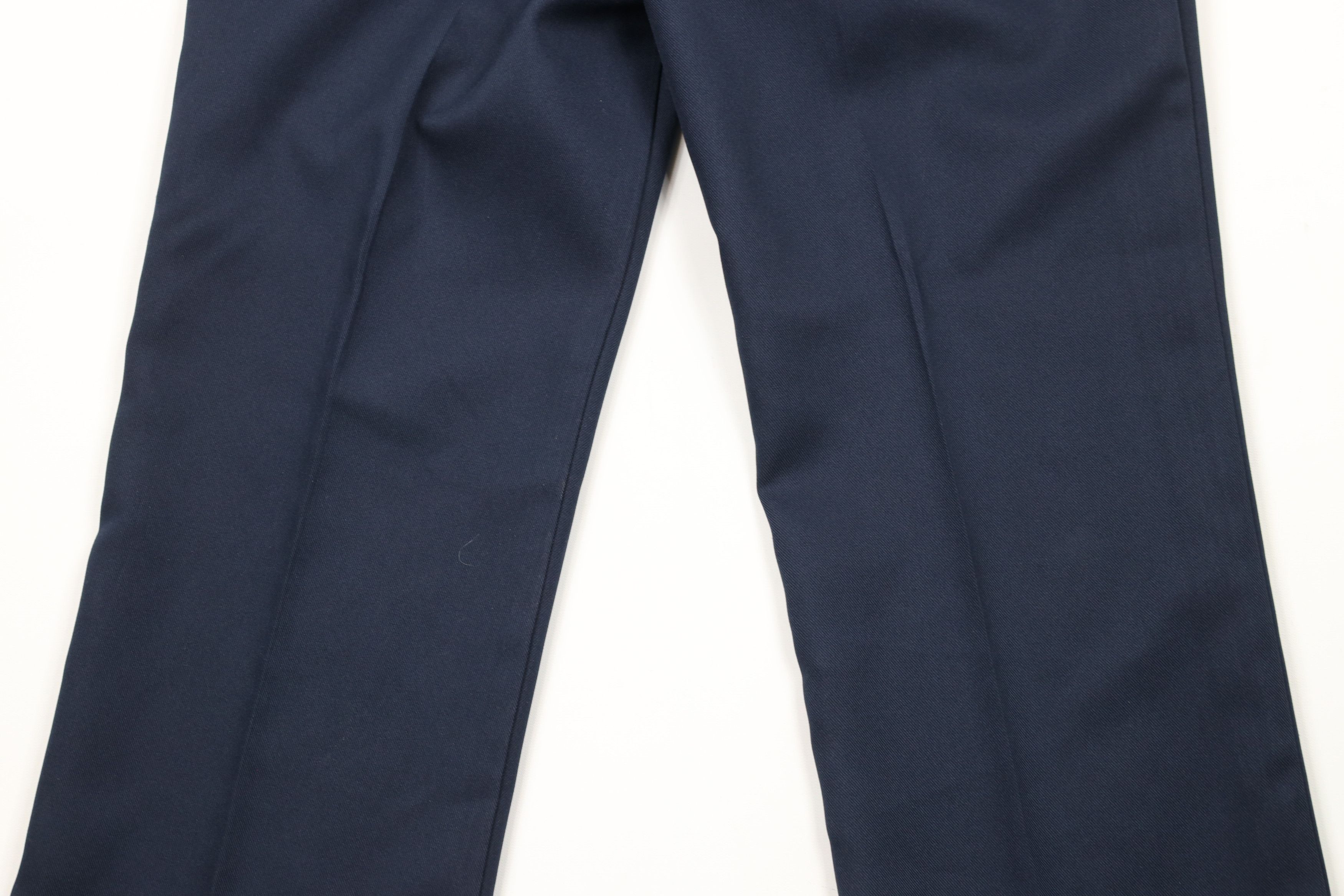 Vintage Vintage 90s Streetwear Knit Flared Wide Leg Chino Pants Navy Size US 32 / EU 48 - 10 Thumbnail