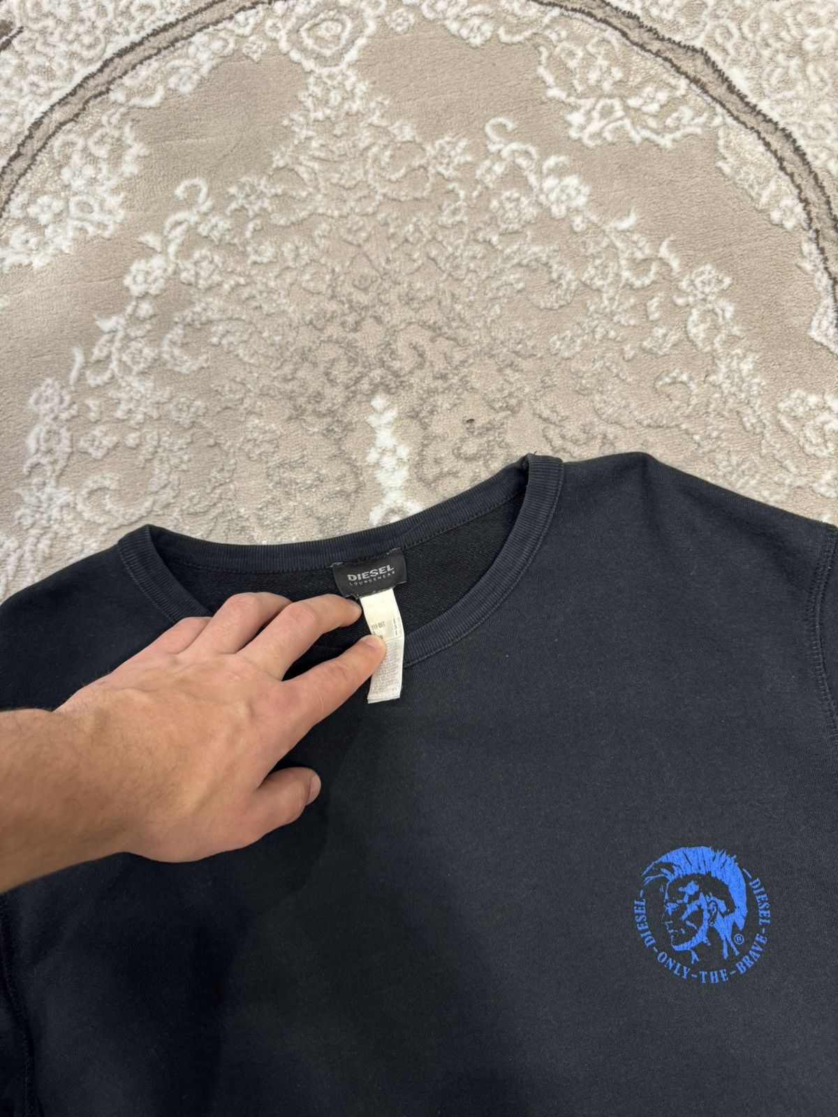 Diesel Y2K Vintage Diesel Sweatshirt Big Logo Pullover Size US L / EU 52-54 / 3 - 4 Thumbnail