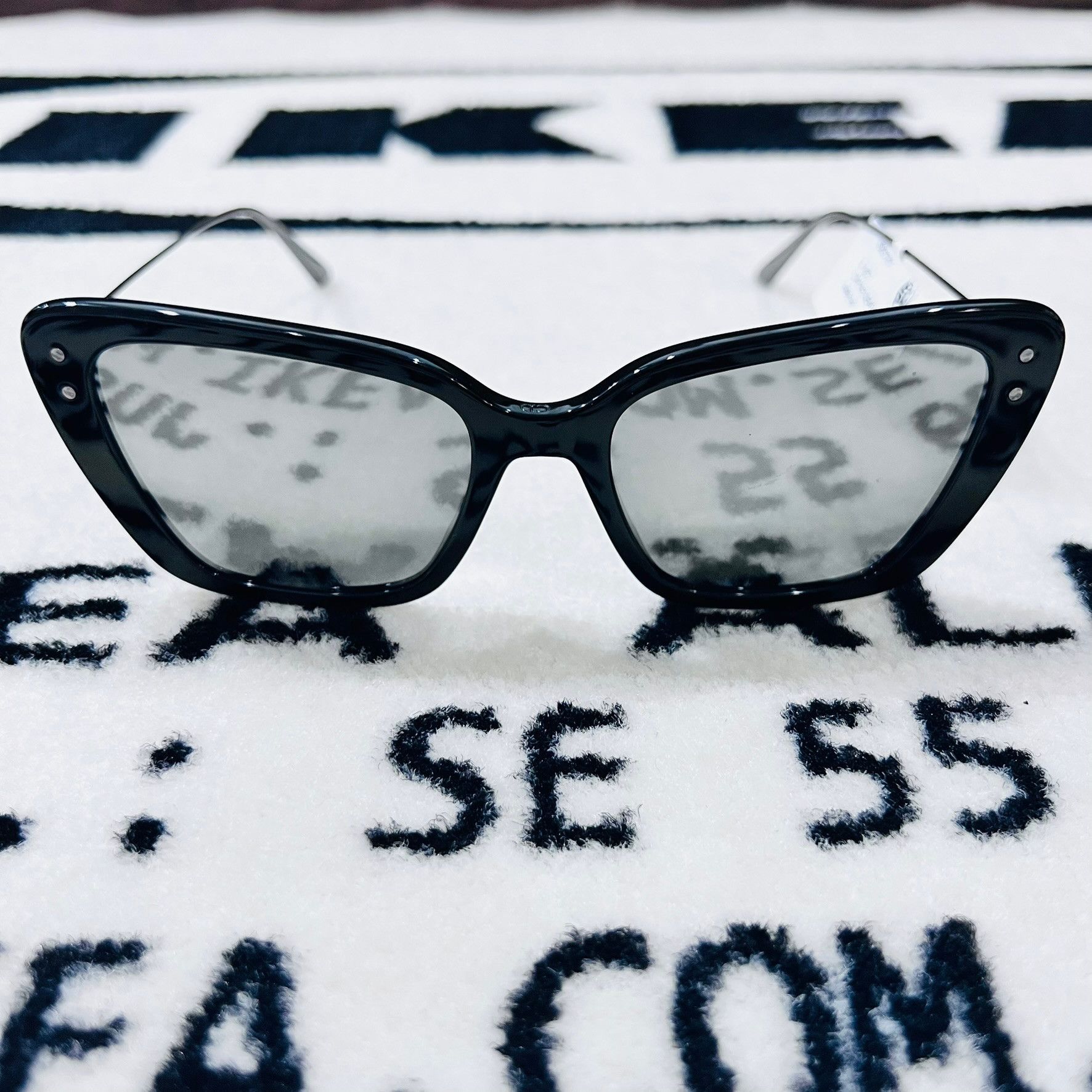 Christian Dior Monsieur MissDior B5l 54mm Butterfly Smoke Mirror Lens Sunglasses Size ONE SIZE - 2 Thumbnail