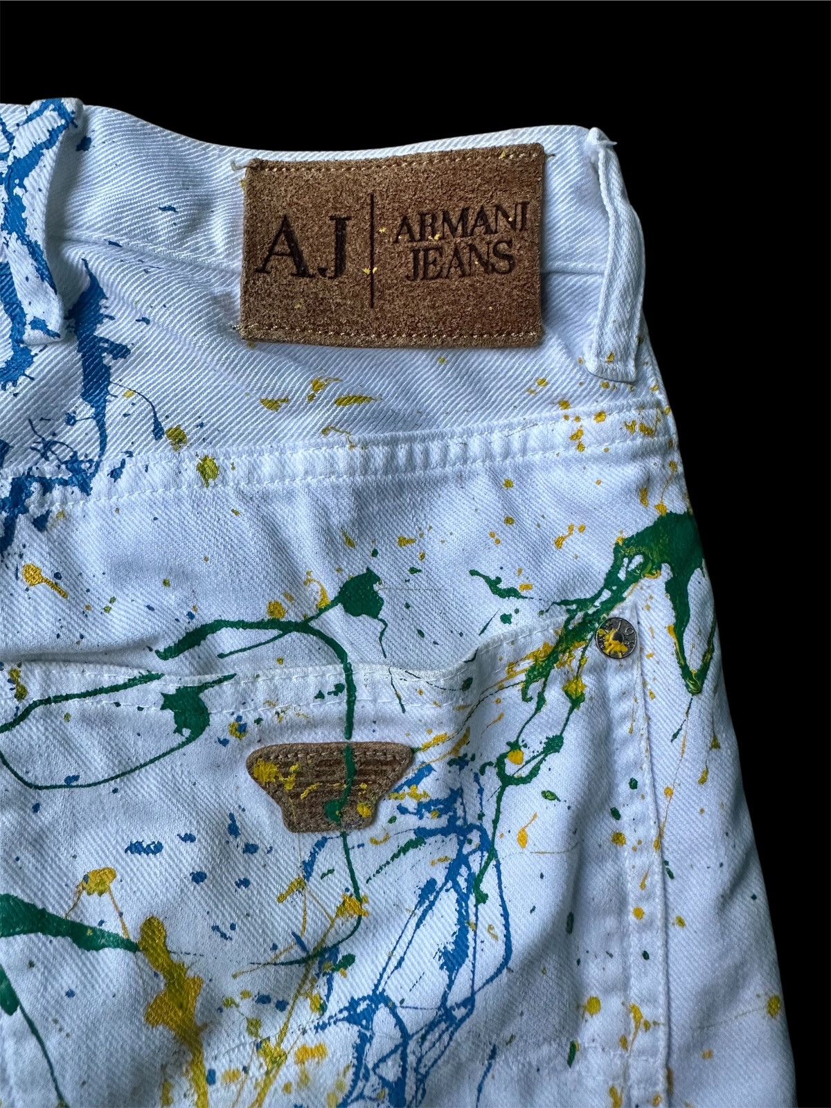 Armani Exchange Armani Jeans Extra Slim J10 Painy Splatter Size US 31 - 5 Thumbnail