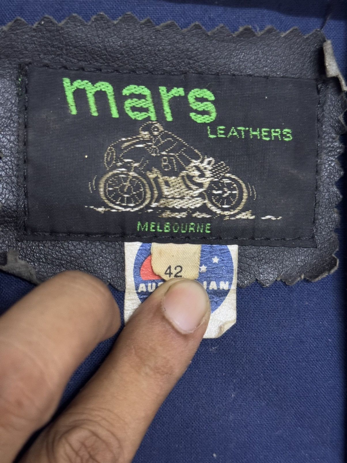 Vintage Vintage MARS Leather Melbourne Brando Style 80s Size US L / EU 52-54 / 3 - 9 Thumbnail