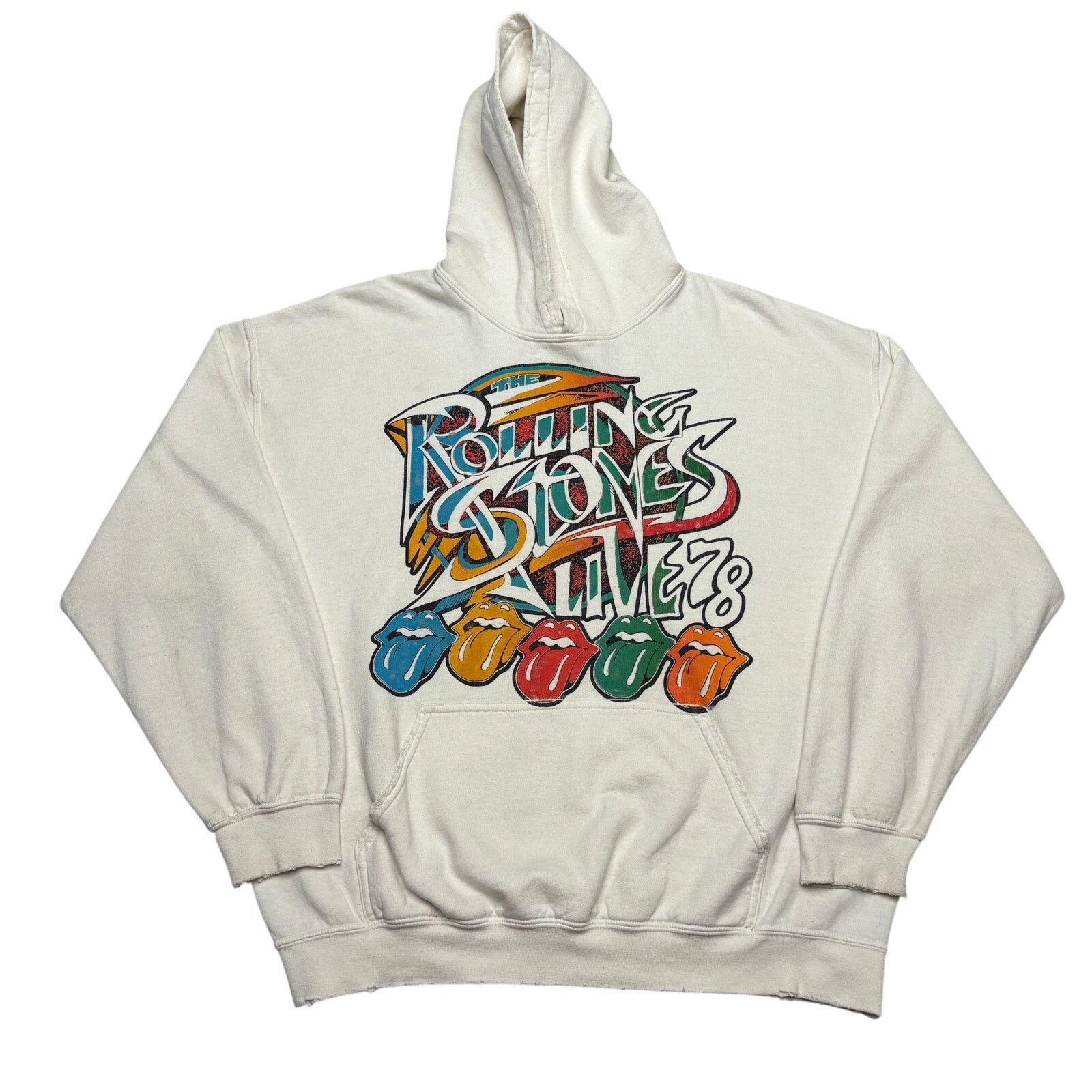 MadeWorn Madeworn Rolling Stones Live 78 Tour Hoodie Large Vintage Size US L / EU 52-54 / 3 - 1 Thumbnail