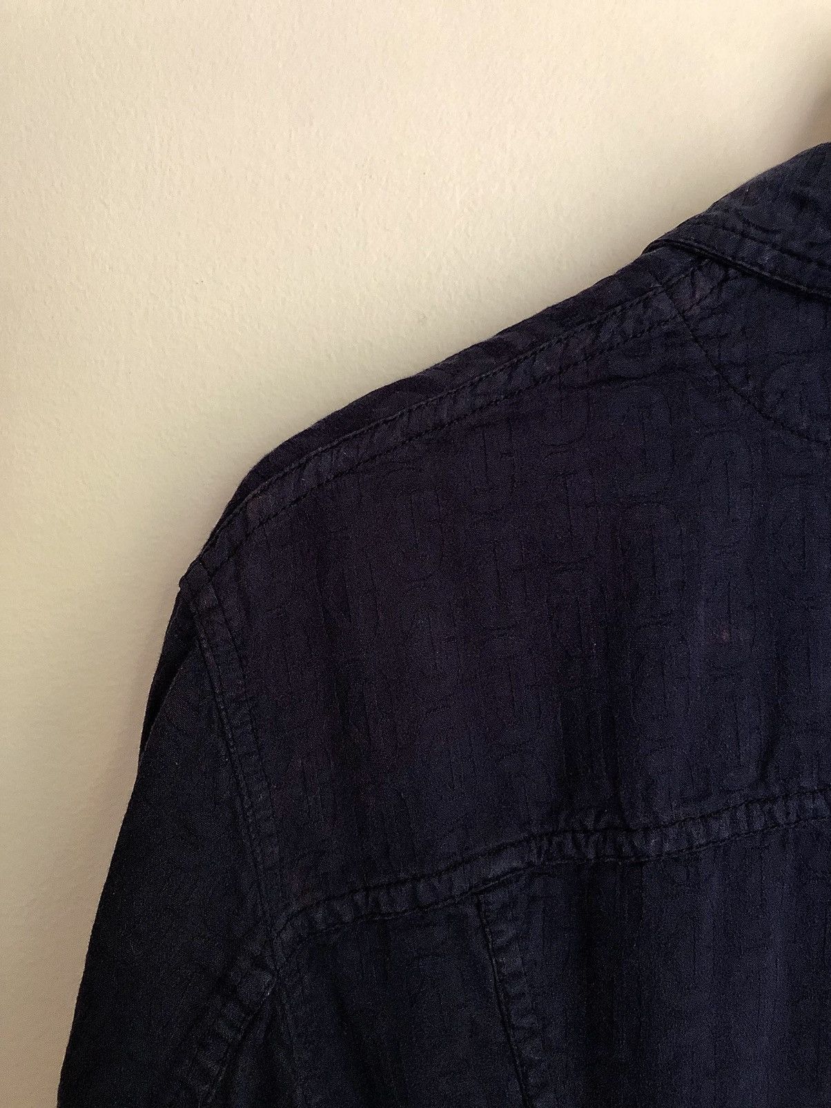 Katharine Hamnett London Vintage Katharine Hamnett Textured Logo Denim Jacket Size US S / EU 44-46 / 1 - 13 Thumbnail