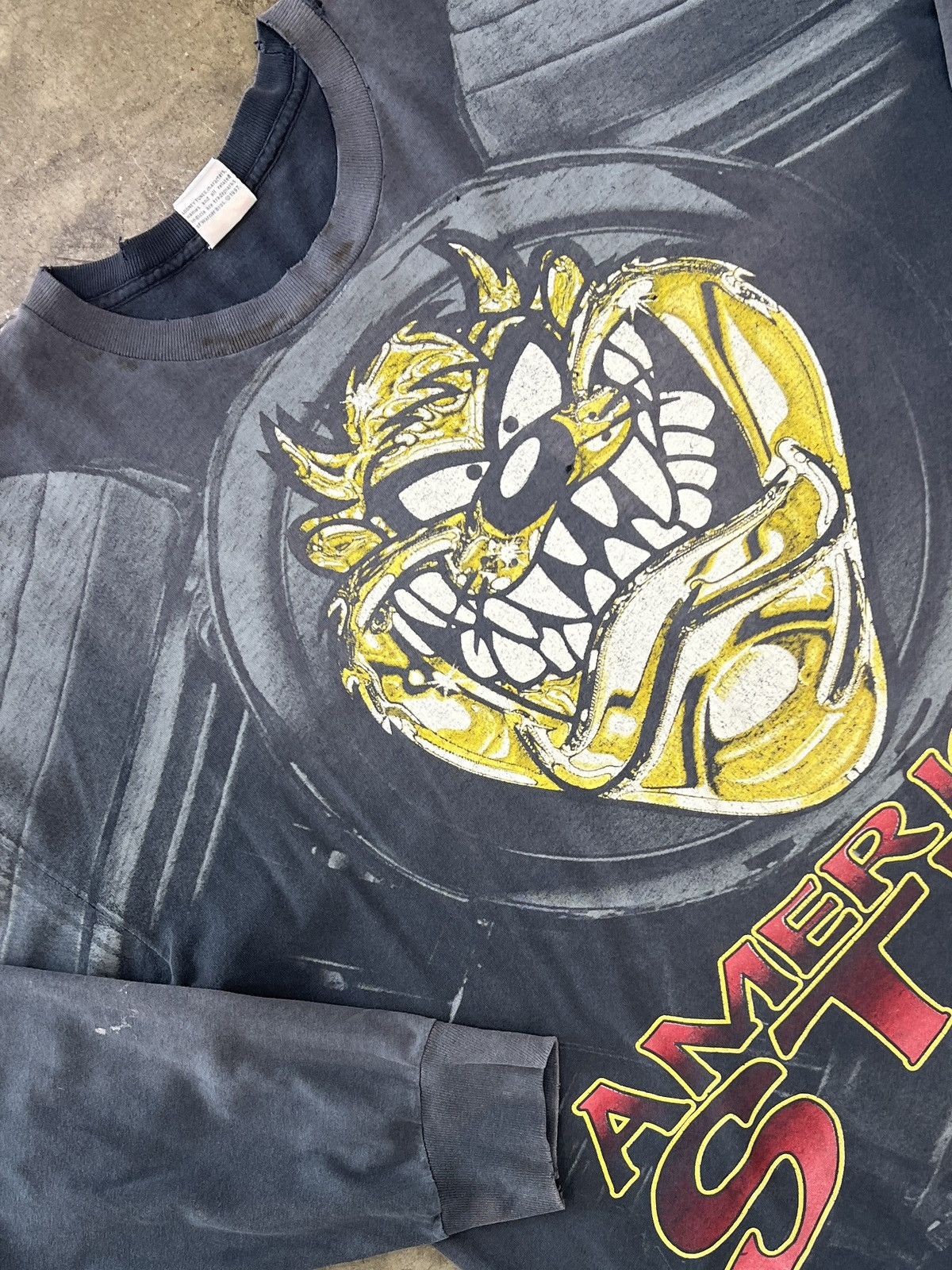 Warner Bros Vintage Looney Tunes Taz American Steel Loney Tunes XXXL Size US XXL / EU 58 / 5 - 1 Thumbnail