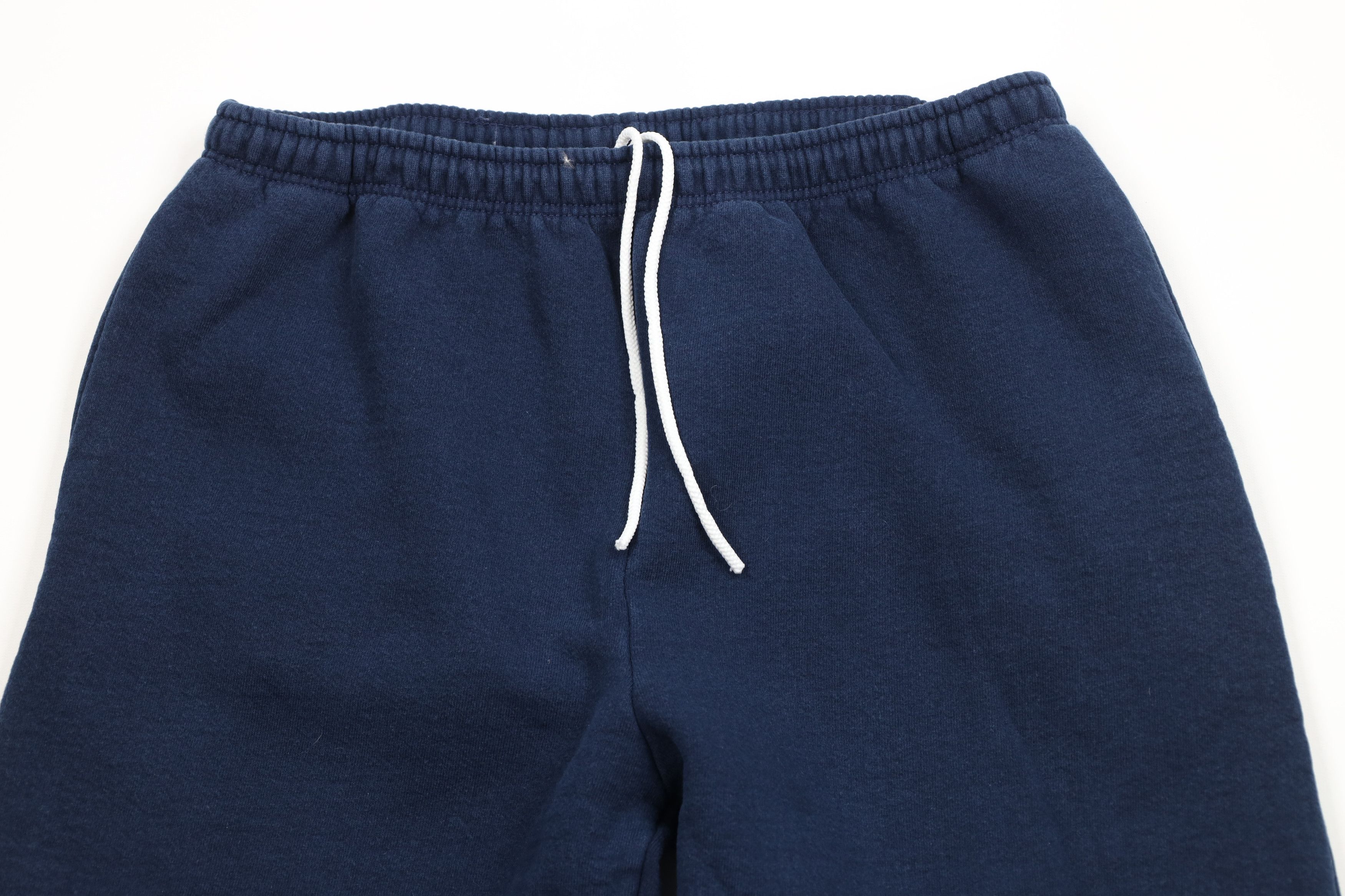 Vintage Vintage 90s Streetwear Heavyweight Sweatpants Joggers Navy Size US 36 / EU 52 - 2 Thumbnail