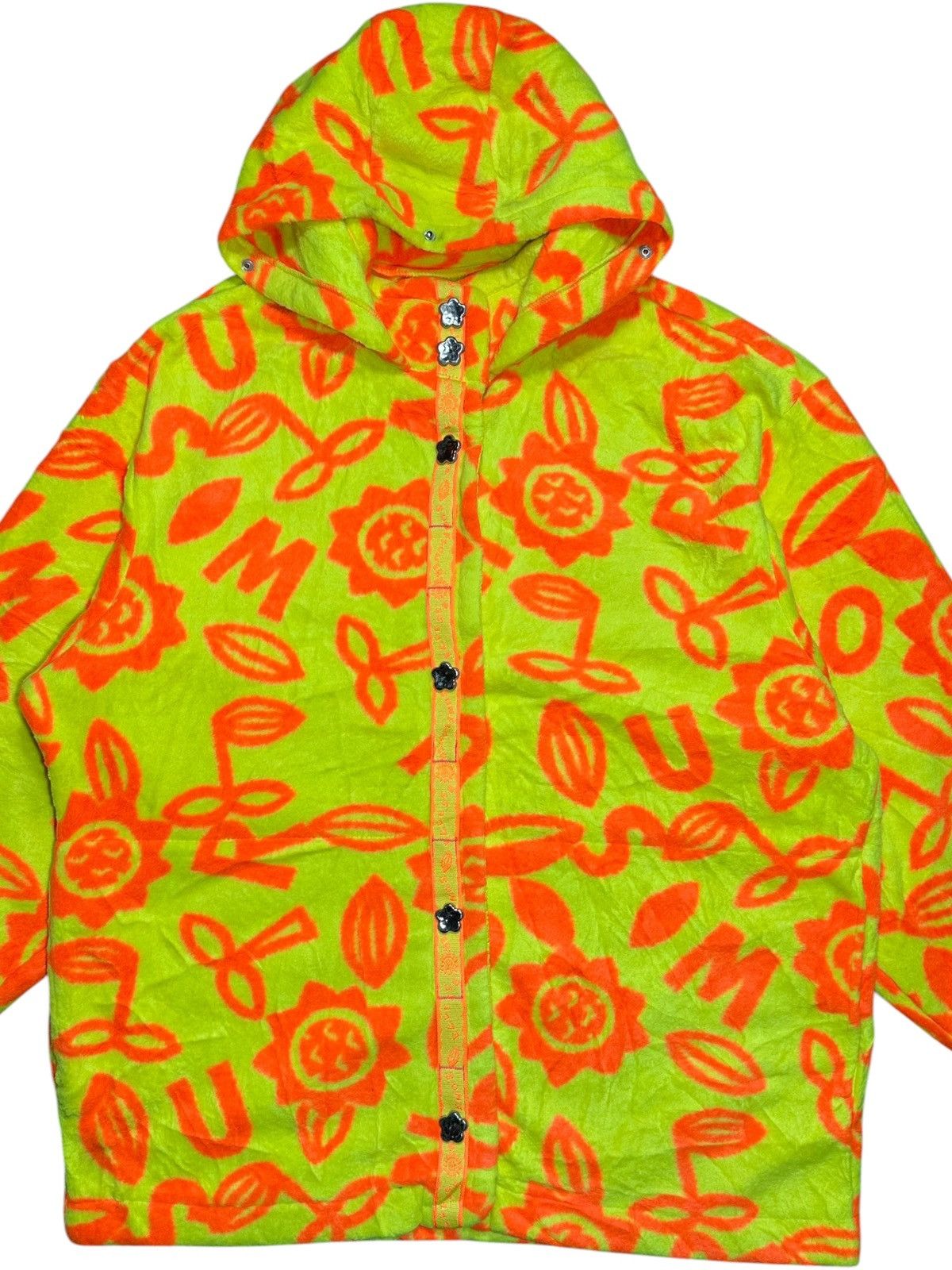 Ellesse × Goldwin vintage Ellesse hooded jacket 90s-inspired"Sunflower"pattern Size US XL / EU 56 / 4 - 2 Thumbnail