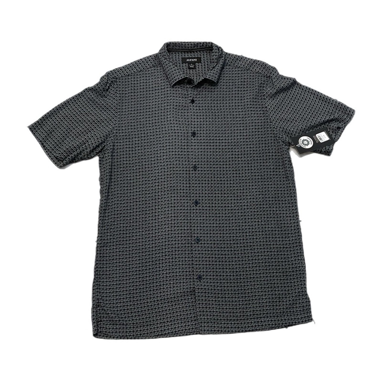 Alfani Alfani Pattern Button-Up Shirt Size US S / EU 44-46 / 1 - 1 Thumbnail