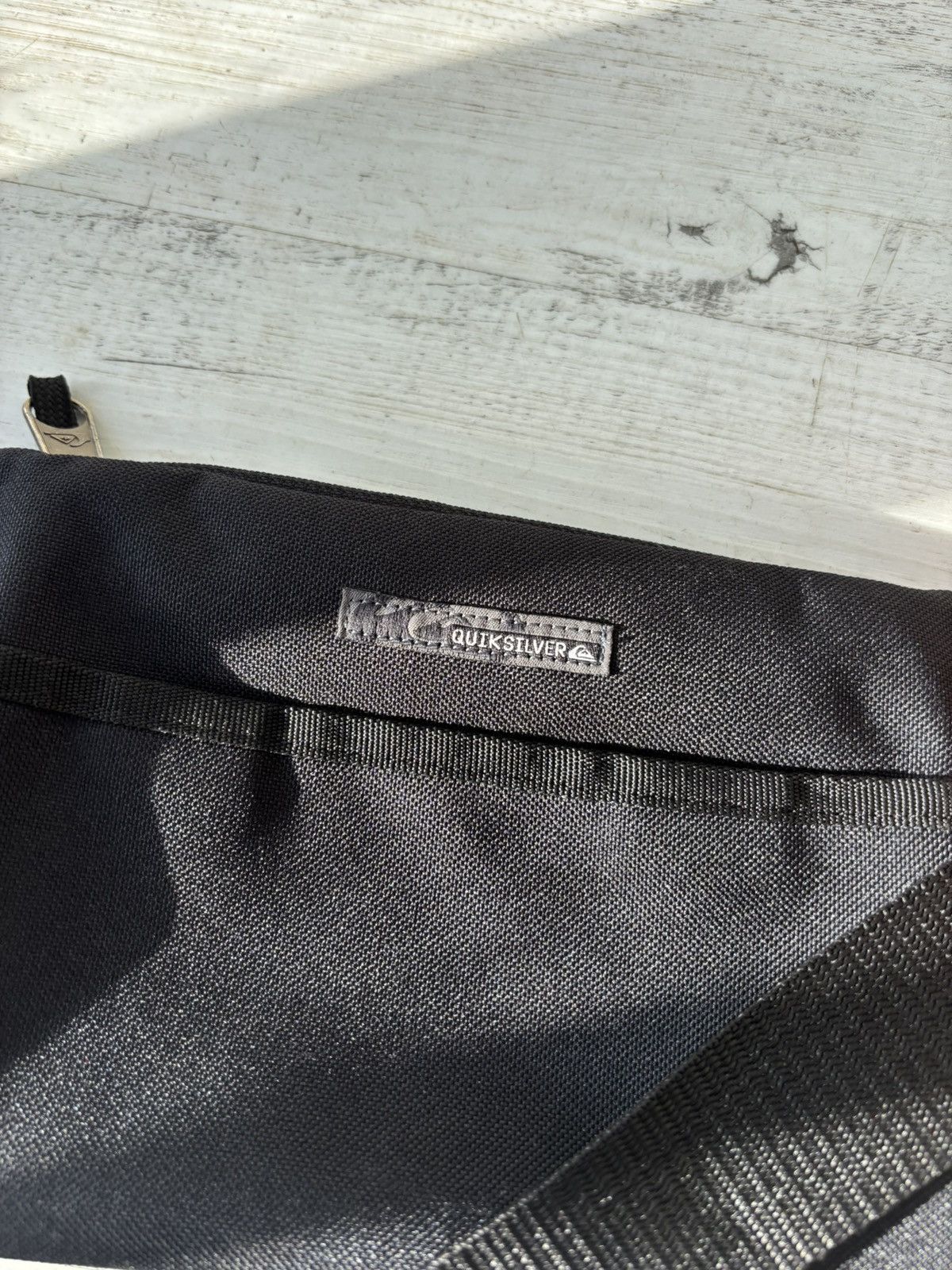 Quiksilver Quiksilver Black Fanny Pack Waist Bag Bum Bag Mesh Pocket Size ONE SIZE - 5 Thumbnail