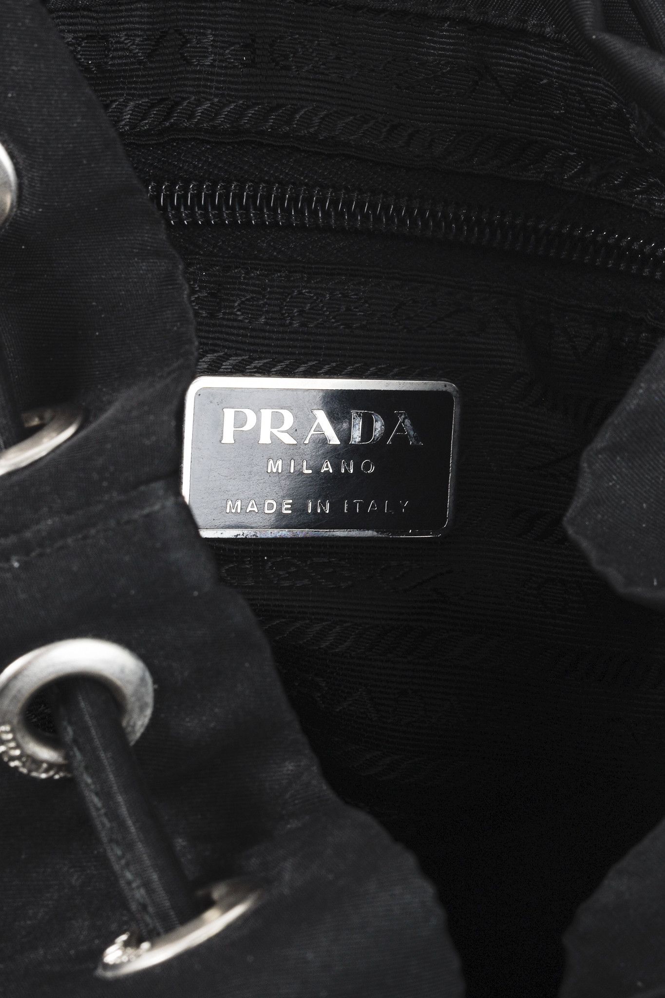 Prada Prada Saffiano-Trimmed Tessuto Backpack Size ONE SIZE - 16 Thumbnail