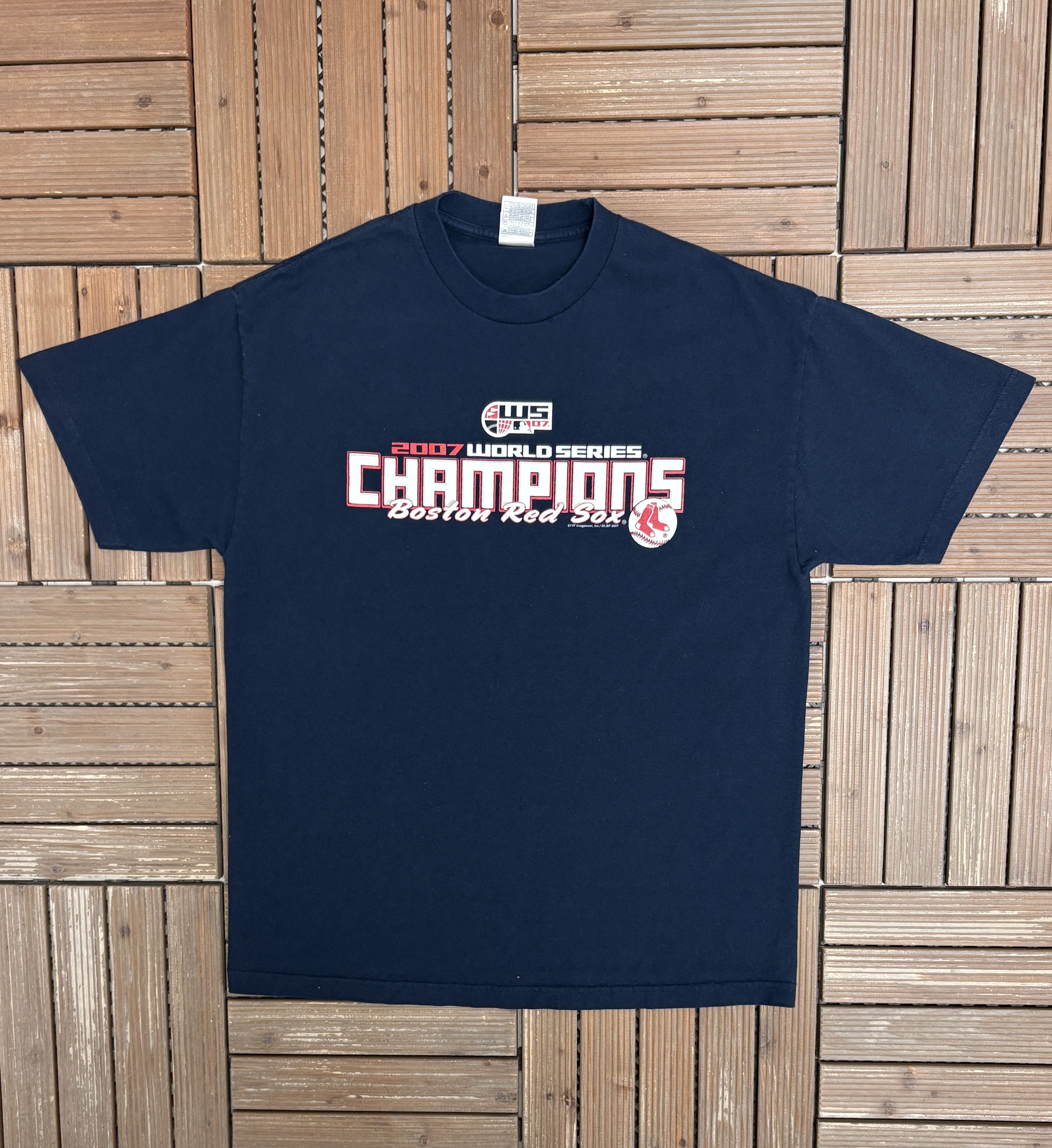 Vintage Boston Red Sox 2007 World Series Champions Vintage T-Shirt Size US XL / EU 56 / 4 - 1 Thumbnail