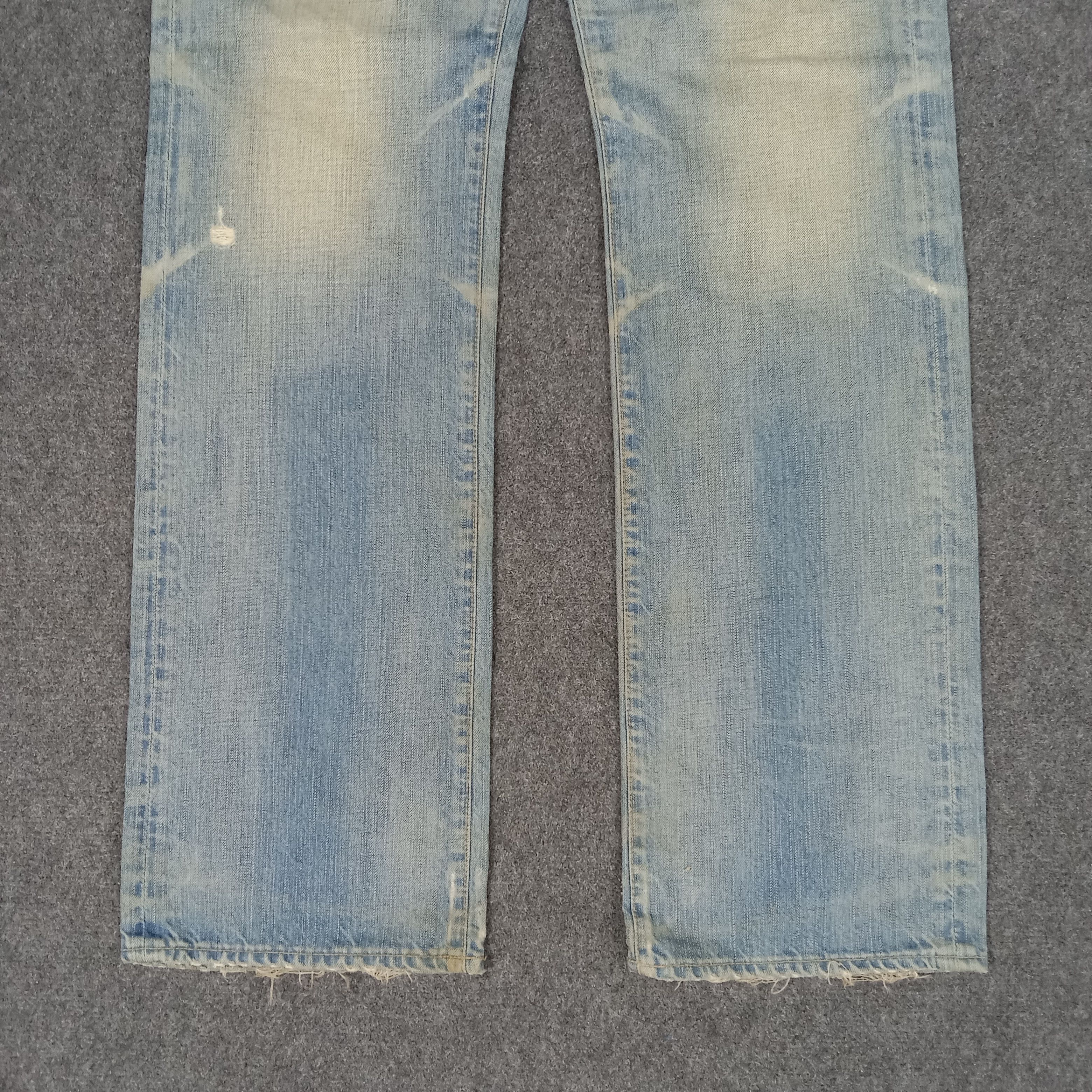 AG Adriano Goldschmied × Vintage Adriano Goldschmied American Distressed Style Jeans Size US 36 / EU 52 - 6 Thumbnail