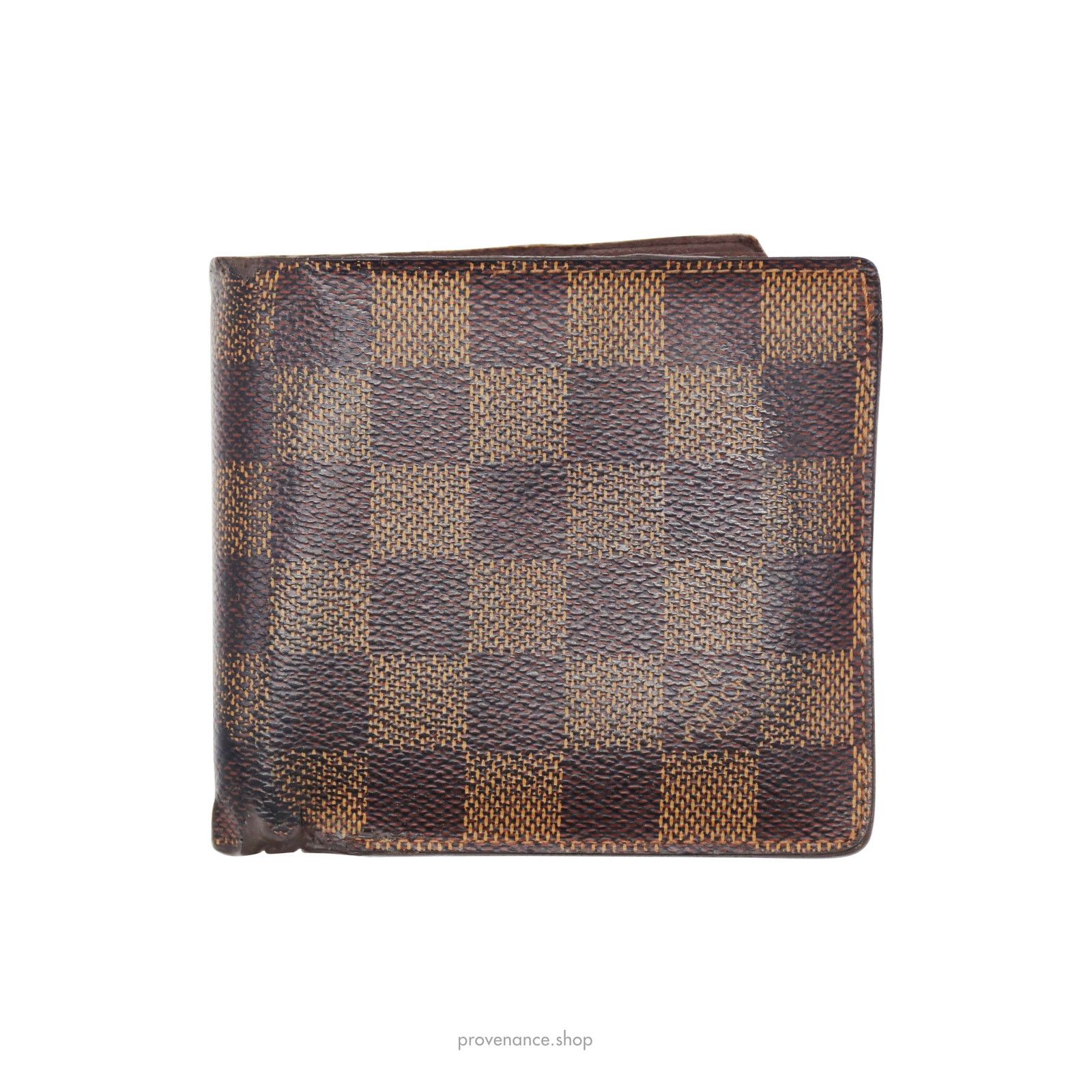 🔴 Louis Vuitton Marco Wallet - Damier Ebene