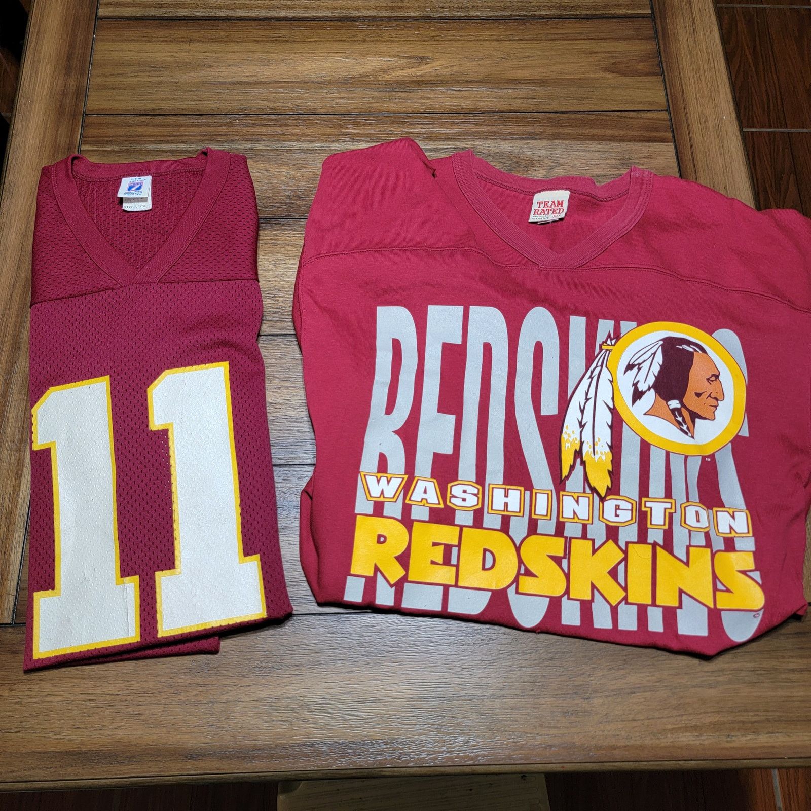 Other Set of 2 VTG Football Washington Redskins Jerseys - L / XL Size US L / EU 52-54 / 3 - 1 Thumbnail
