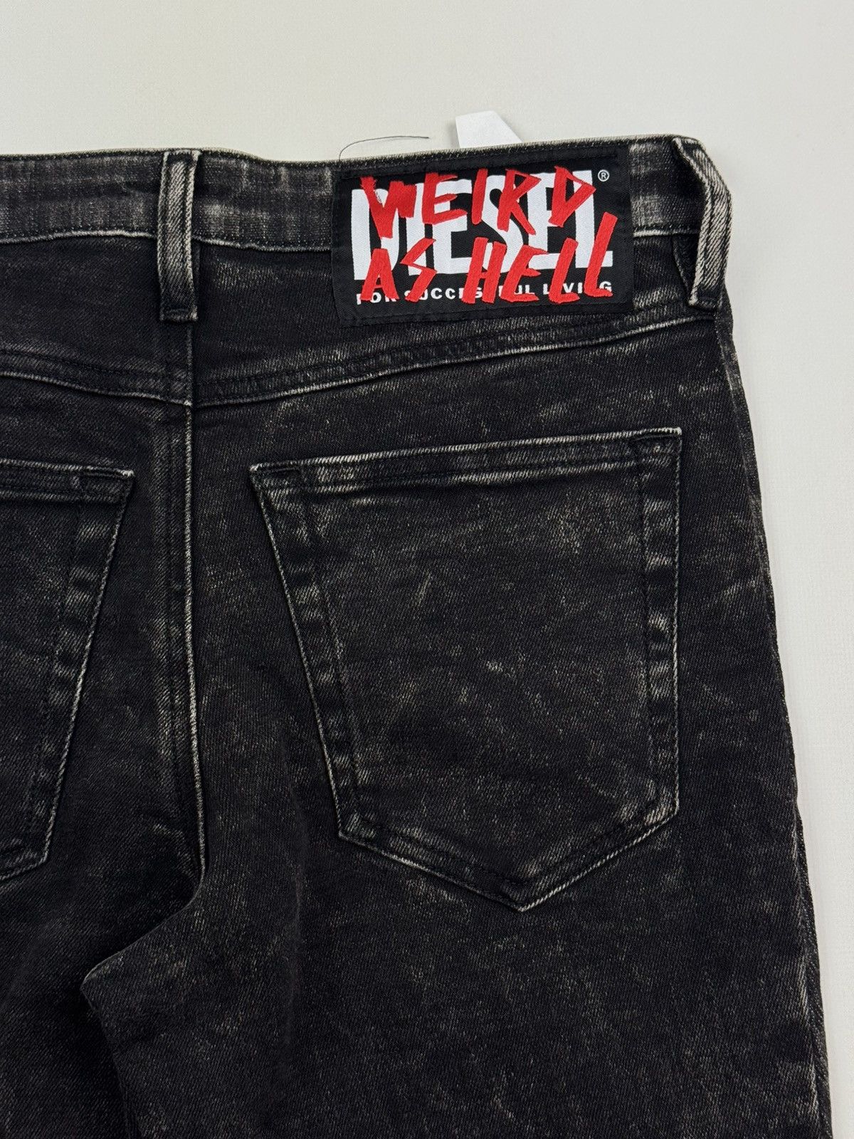 Diesel New! Diesel Babhila Skinny Washed Black Women’s Jeans Size 28" / US 6 / IT 42 - 16 Thumbnail