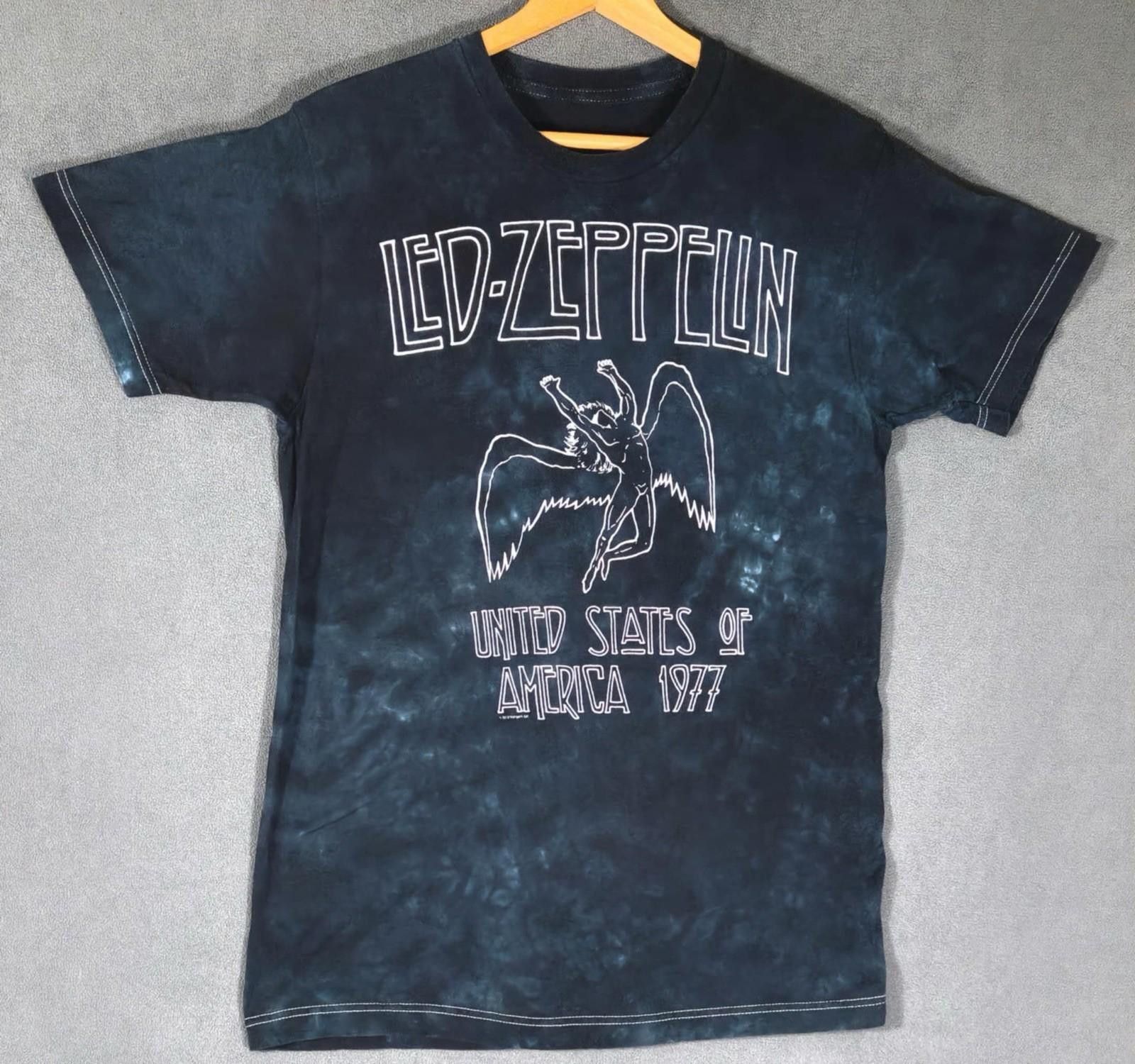Led Zeppelin Led Zeppelin 1977 Tour Graphic Tie Dye TShirt Size M #3 Size US M / EU 48-50 / 2 - 1 Thumbnail