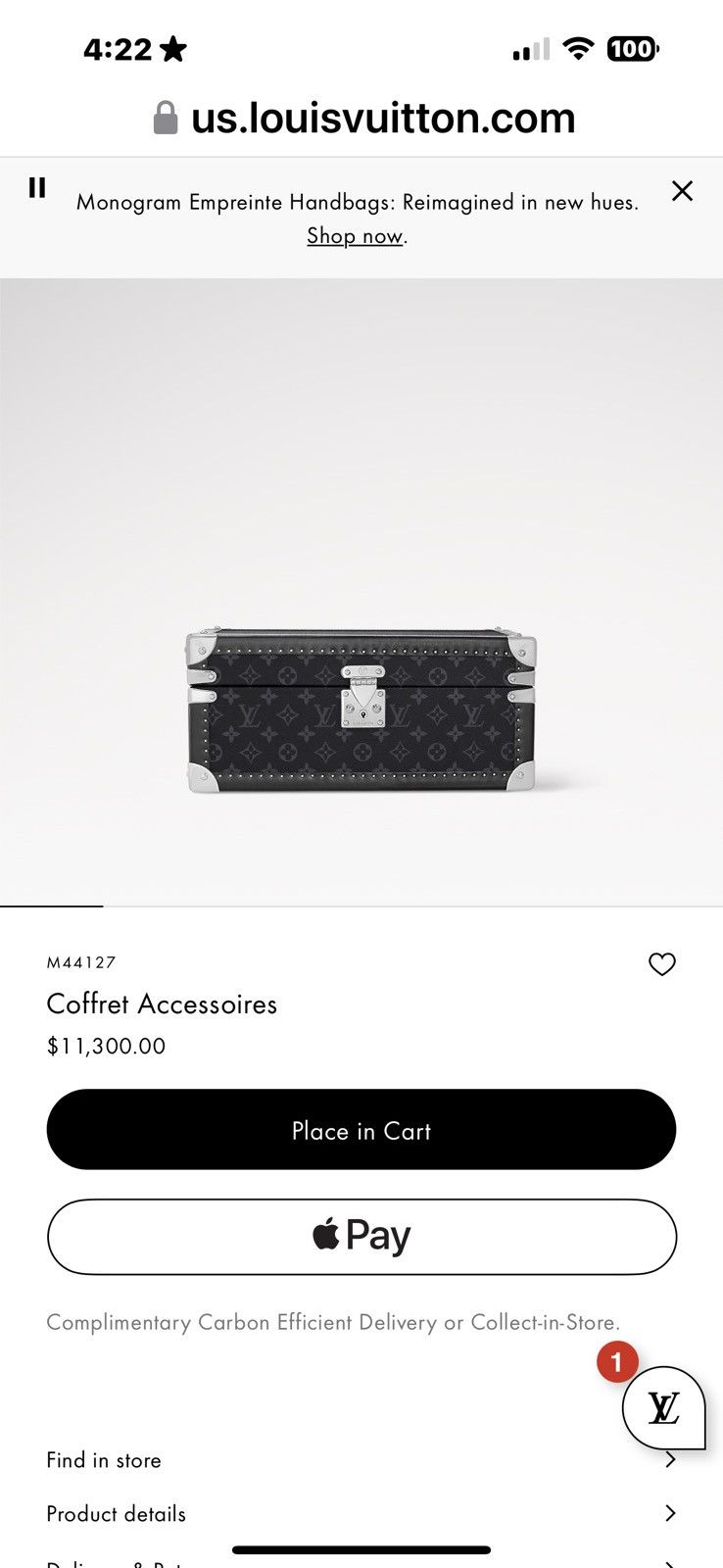 Louis Vuitton Louis Vuitton coffret Size ONE SIZE - 4 Thumbnail