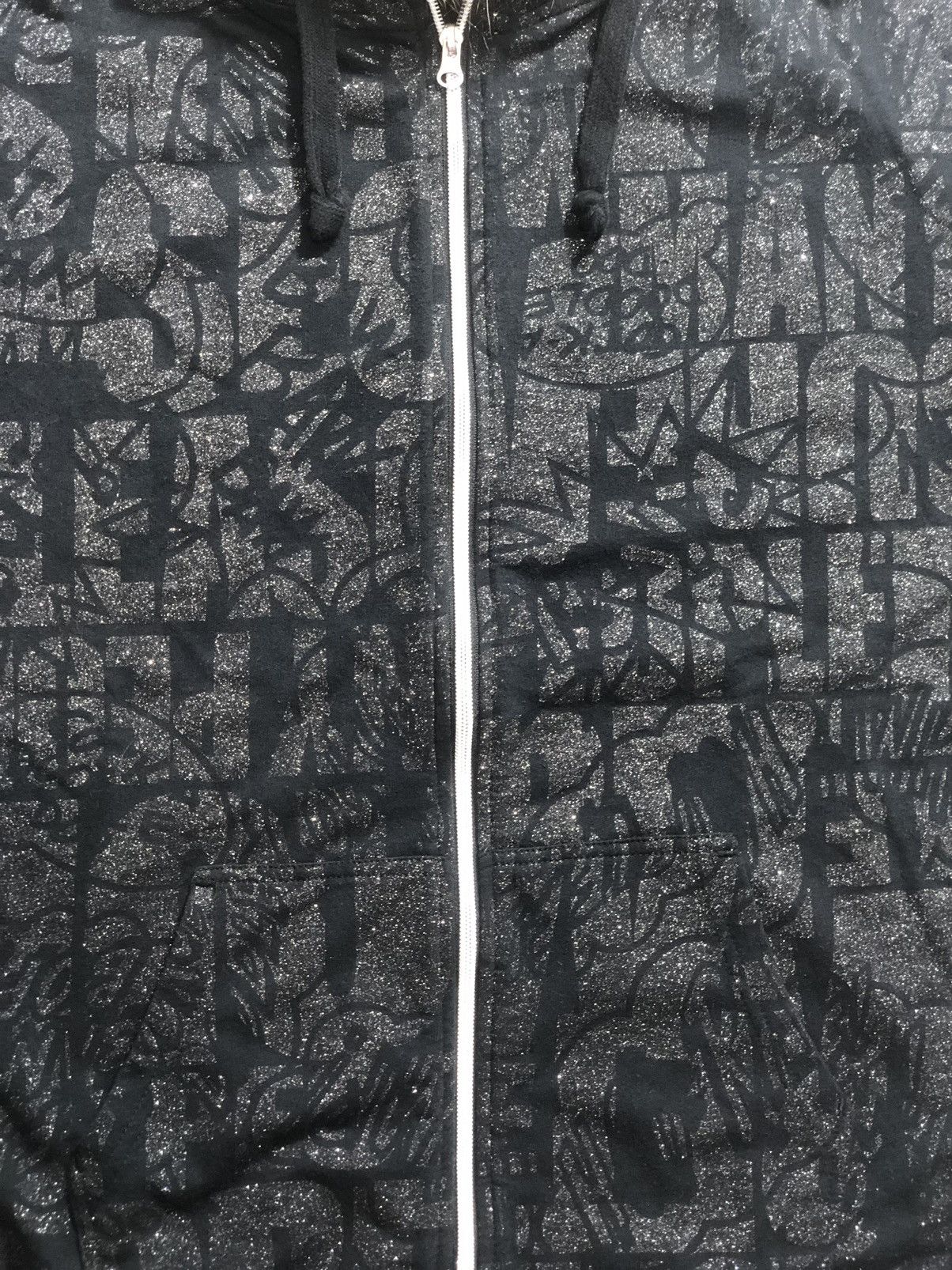 If Six Was Nine × Japanese Brand × Le Grande Bleu (L.G.B.) Japanese Gothic Poem Fur Hoodie Zip Ifsixwasnine Style Size US L / EU 52-54 / 3 - 7 Thumbnail