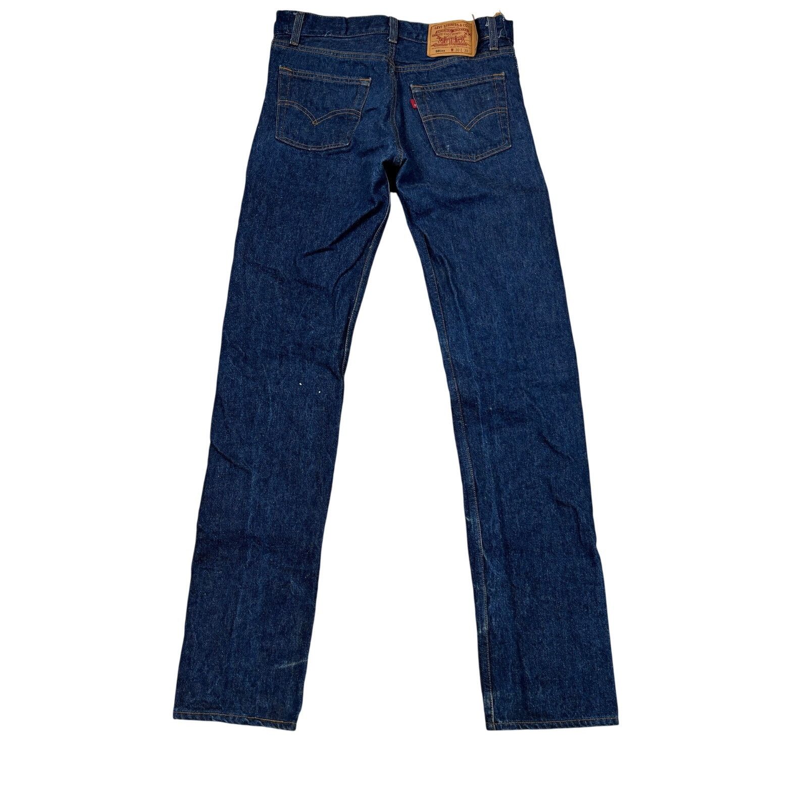 Levi's × Vintage Vintage 90s Levi's 501 XX Straight Leg Jeans 30x38 (33x35) Size US 33 - 1 Thumbnail