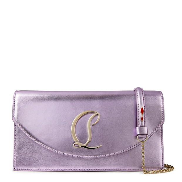 Christian Louboutin Loubi54 Small Logo Leather Clutch Size ONE SIZE - 1 Thumbnail