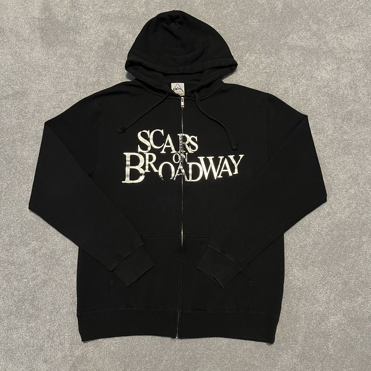 Band Tees Vintage 2000s Scars on Broadway Band Foil Logo Zip Up Hoodie Size US XL / EU 56 / 4 - 1 Thumbnail