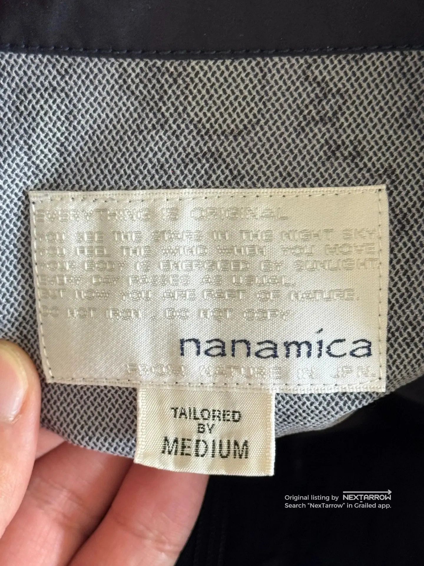Nanamica 23ss Alphadry Hooded Parka Tie-Dye M in Blue, Men's — image 4 of 6
