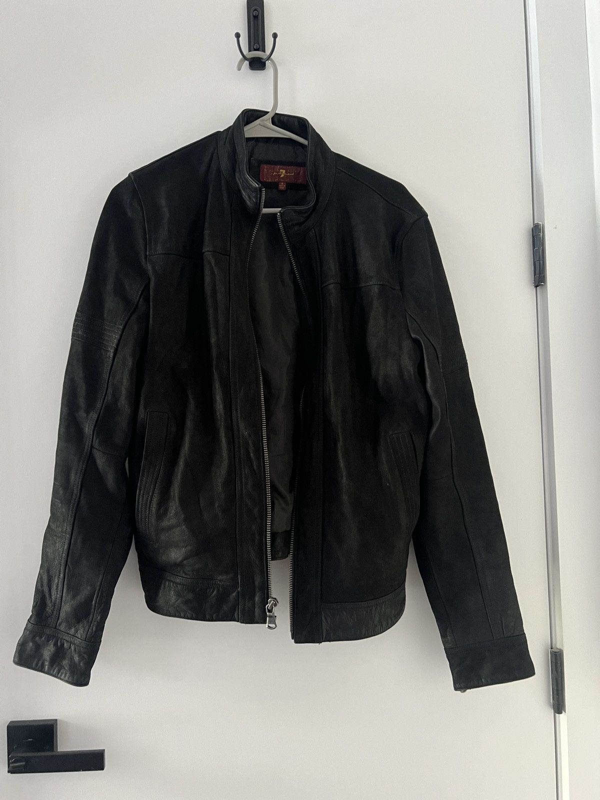 7 For All Mankind 7 For all Mankind Leather Jacket Size US S / EU 44-46 / 1 - 1 Thumbnail