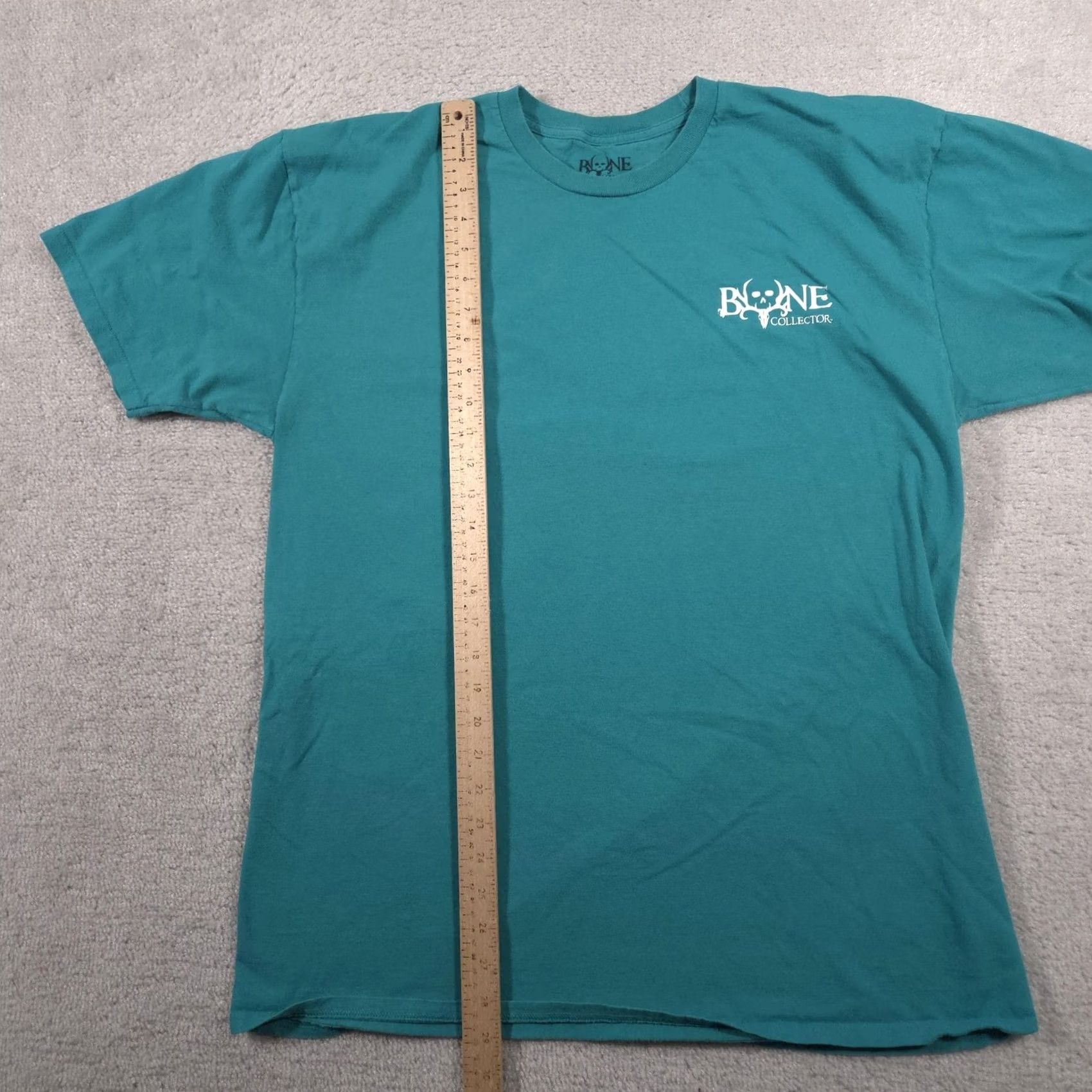 Bones VINTAGE Bone Collector Shirt Mens XL Teal Green Skull Antler Graphic Outdoor Hunting Size US XL / EU 56 / 4 - 6 Thumbnail
