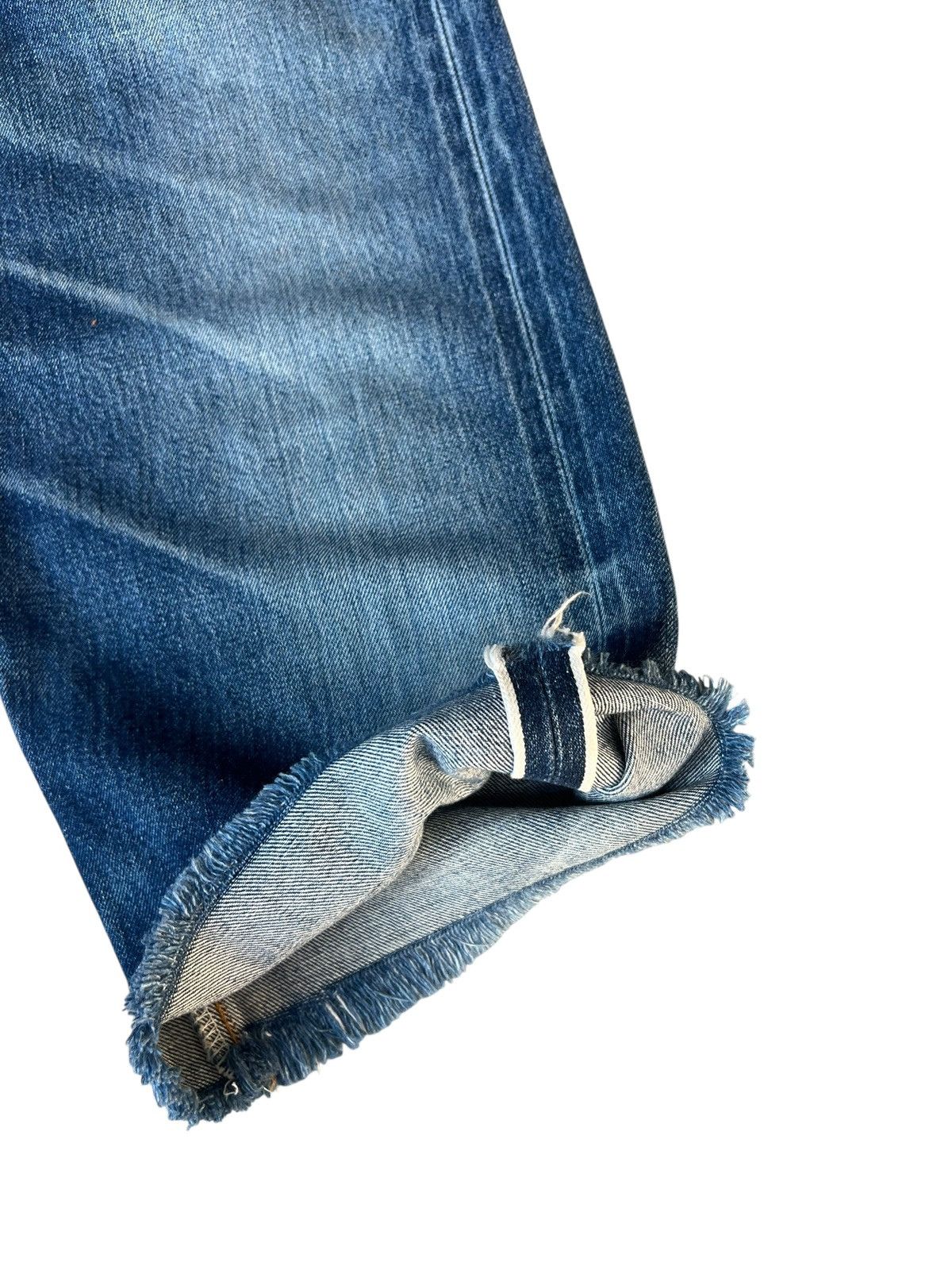 Levi's Vintage Clothing 1997 LVC Levi’s 501 XX Rip Off Leg Denim Selvedge Jeans Size US 32 / EU 48 - 11 Thumbnail
